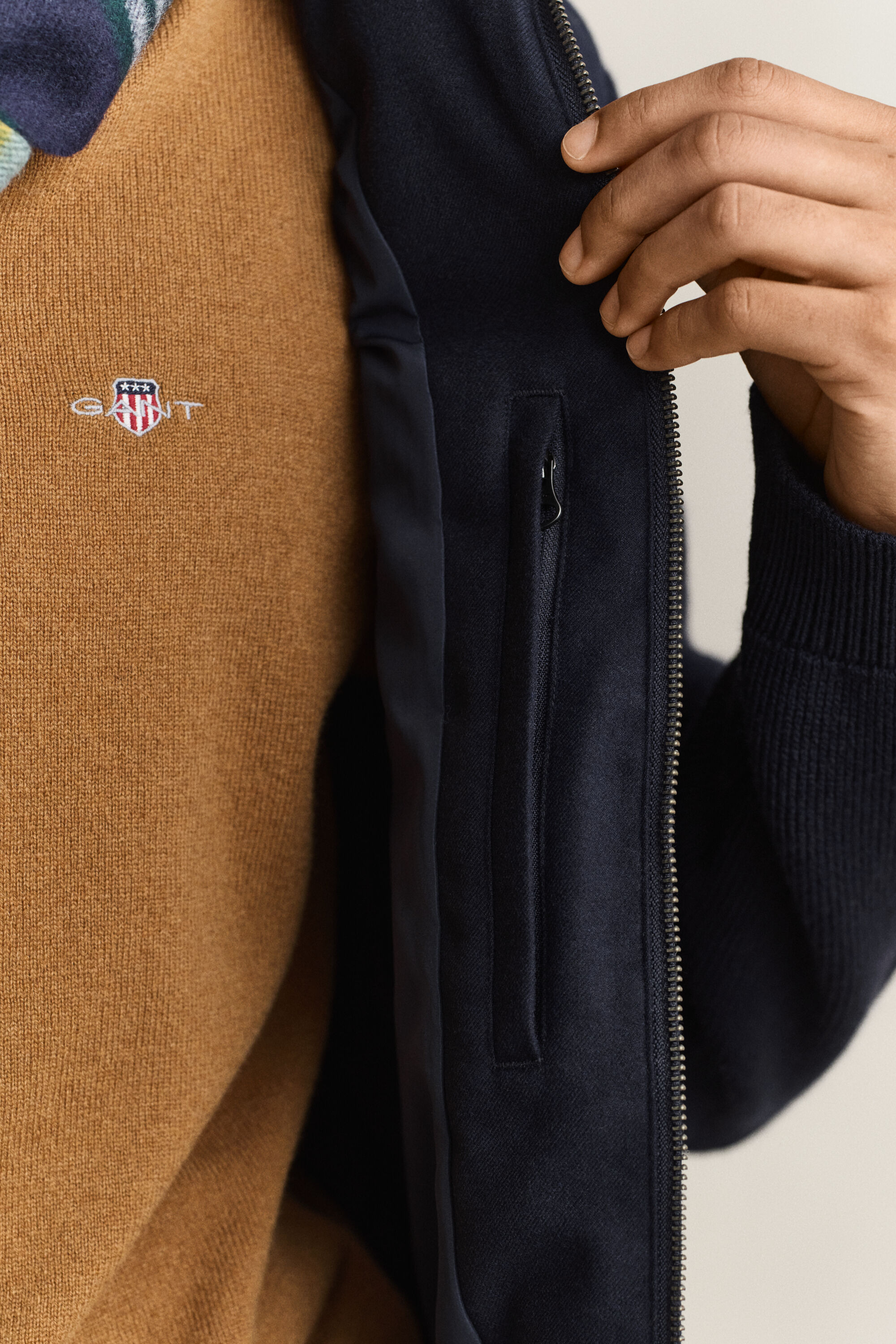 Hybride isolierte Flanelljacke