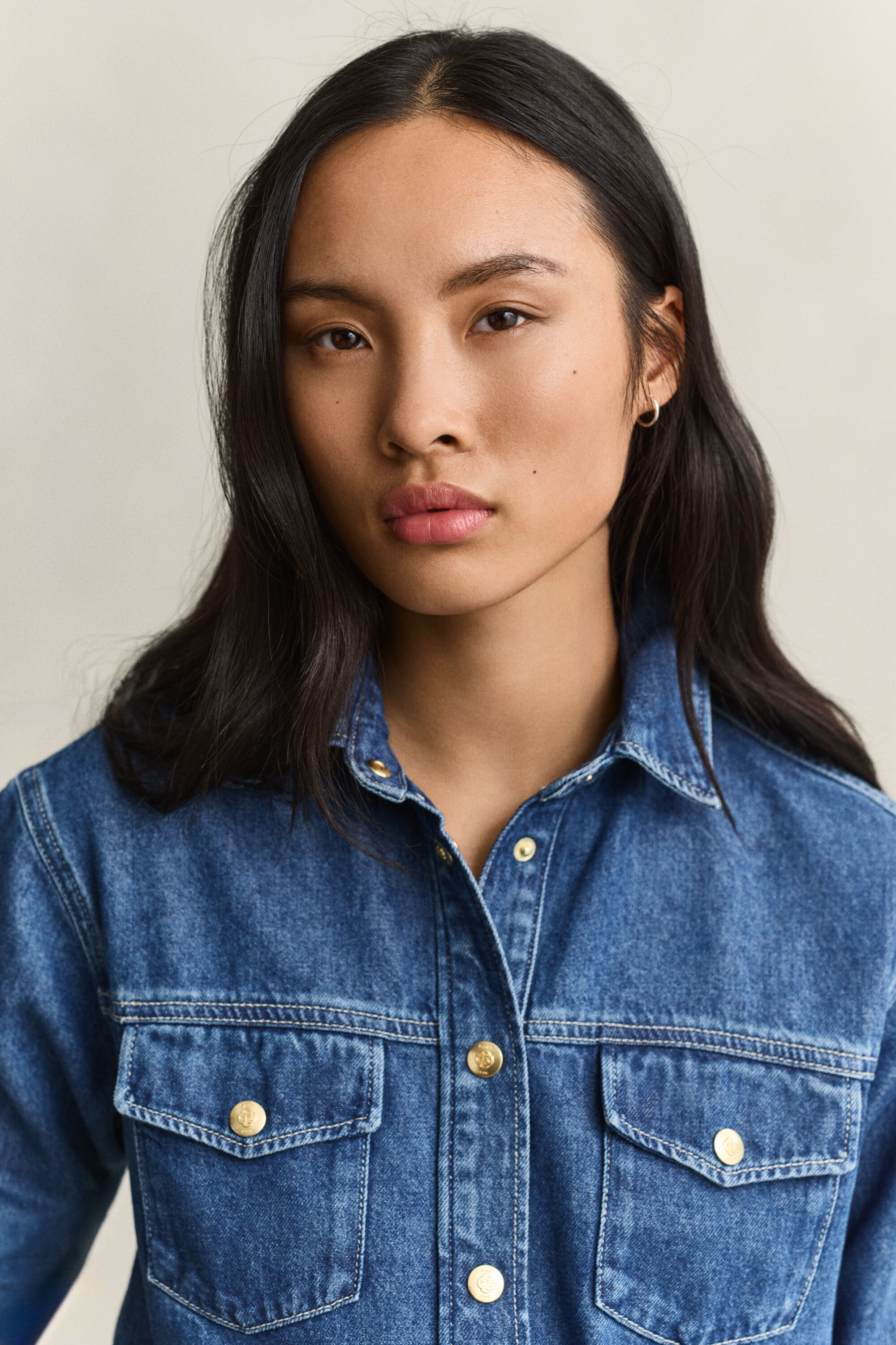 Jeansbluse