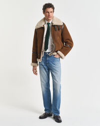 Shearling-Jacke