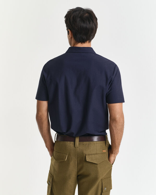 Poloshirt in Twill-Struktur