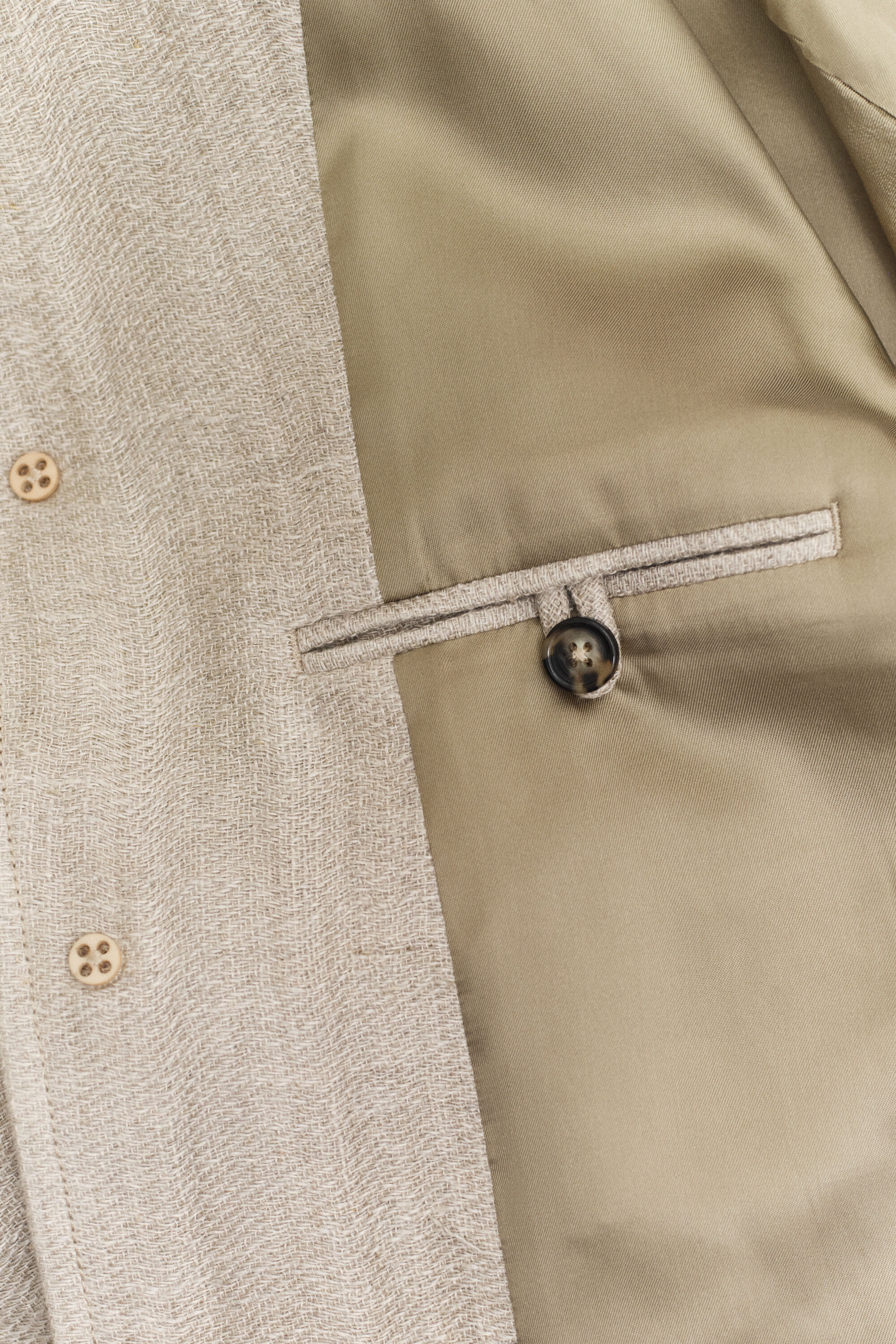 Jacke aus gewaschenem Leinen