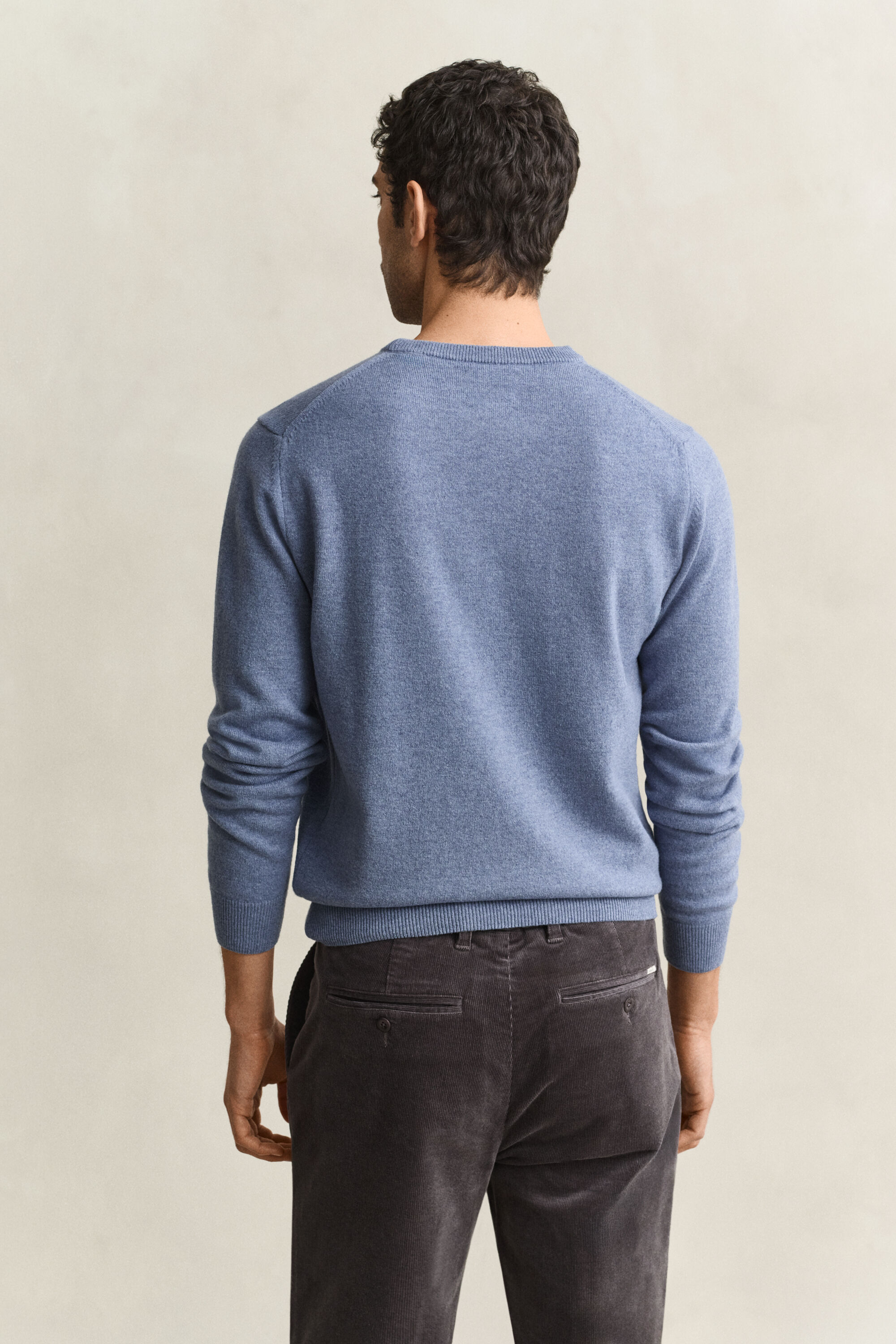 Rundhalspullover aus Lambswool