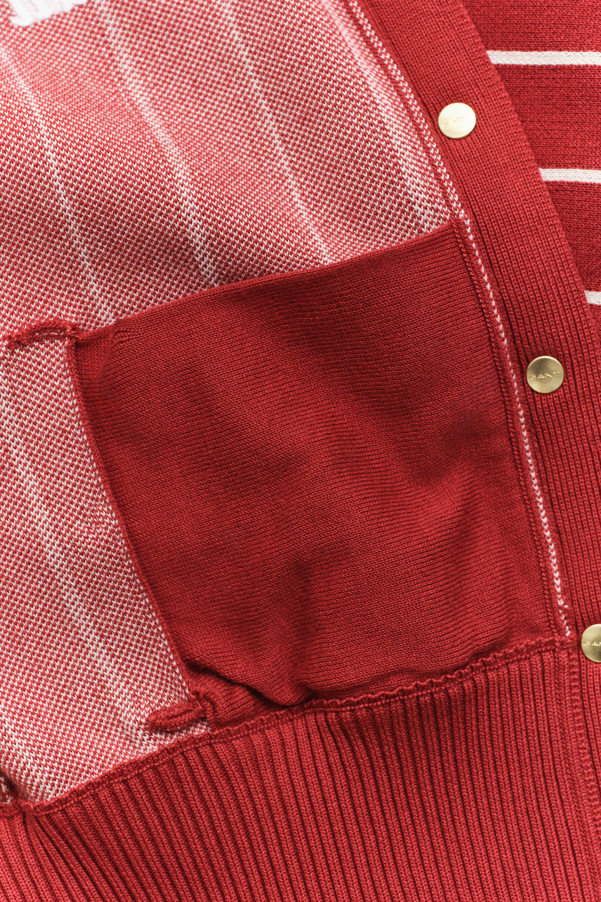 Gestrickte Gant Varsity Jacke
