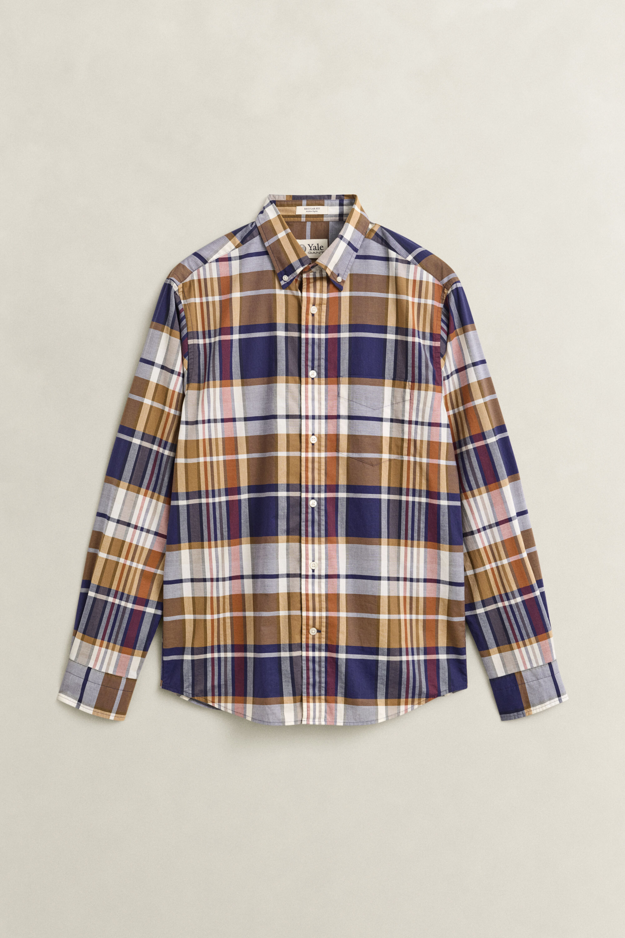 Gant x Yale Karohemd aus Popeline