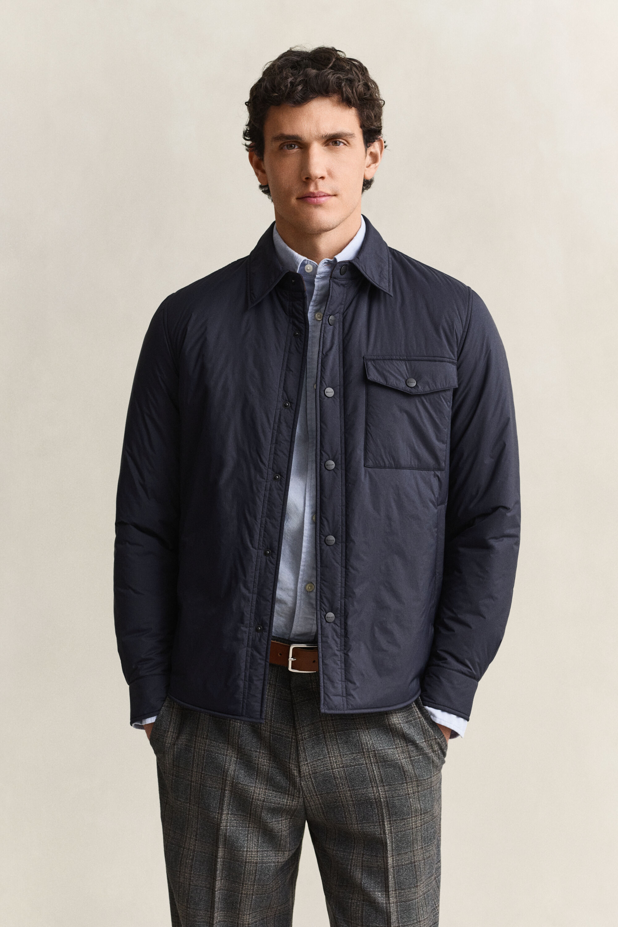 Ultraleichte wattierte Hemdjacke