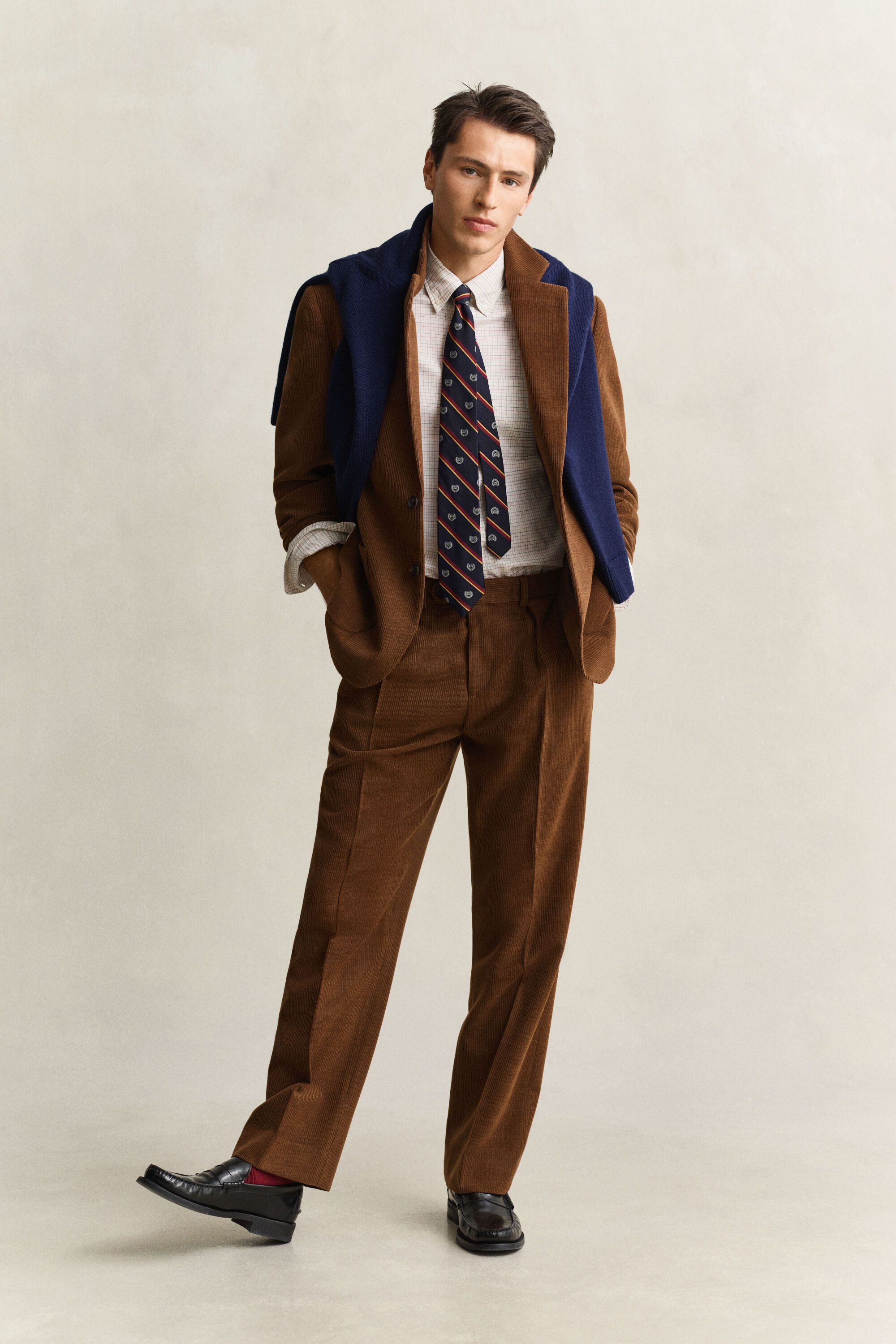 Gant x Yale Sakko aus Wollcord
