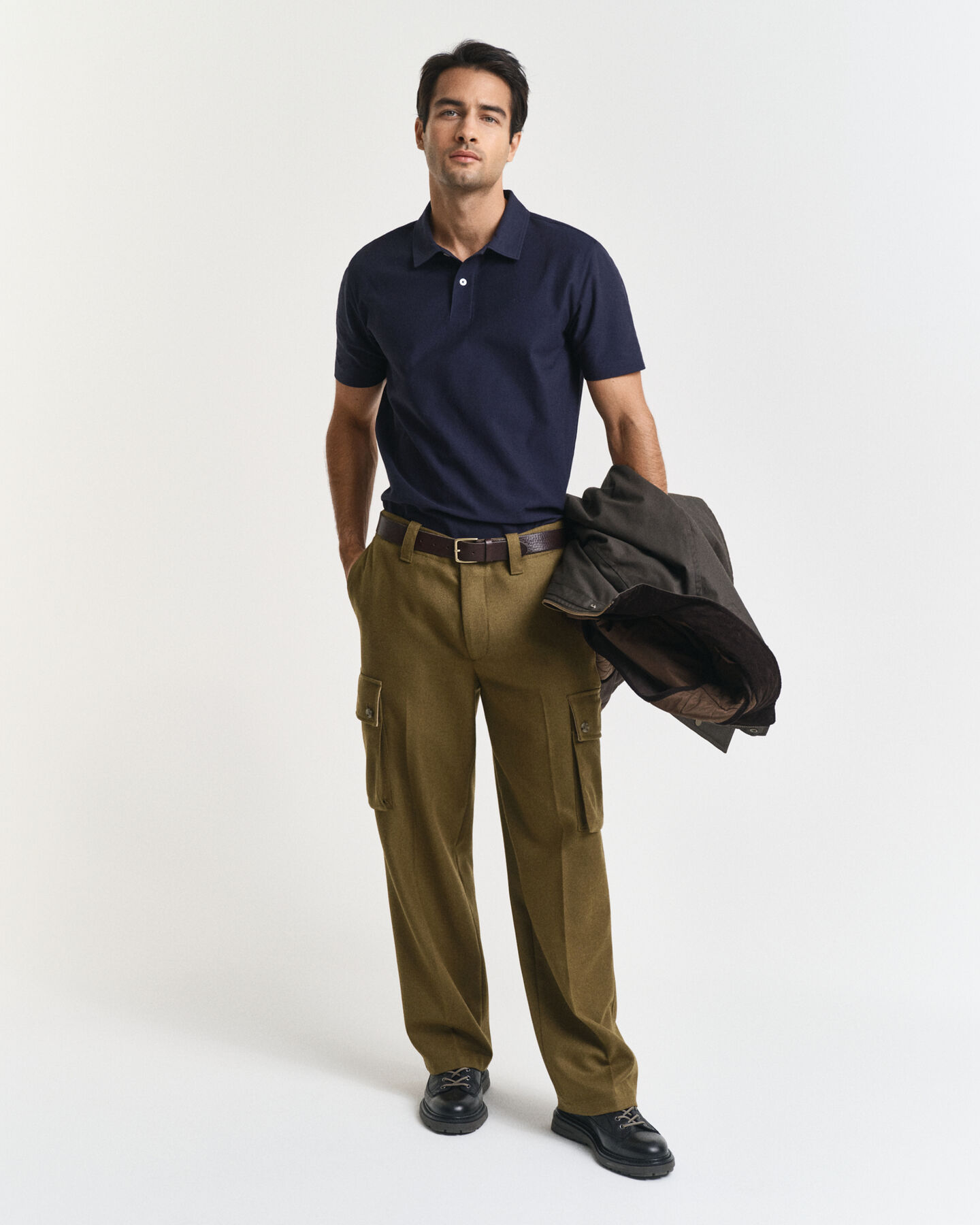 Poloshirt in Twill-Struktur