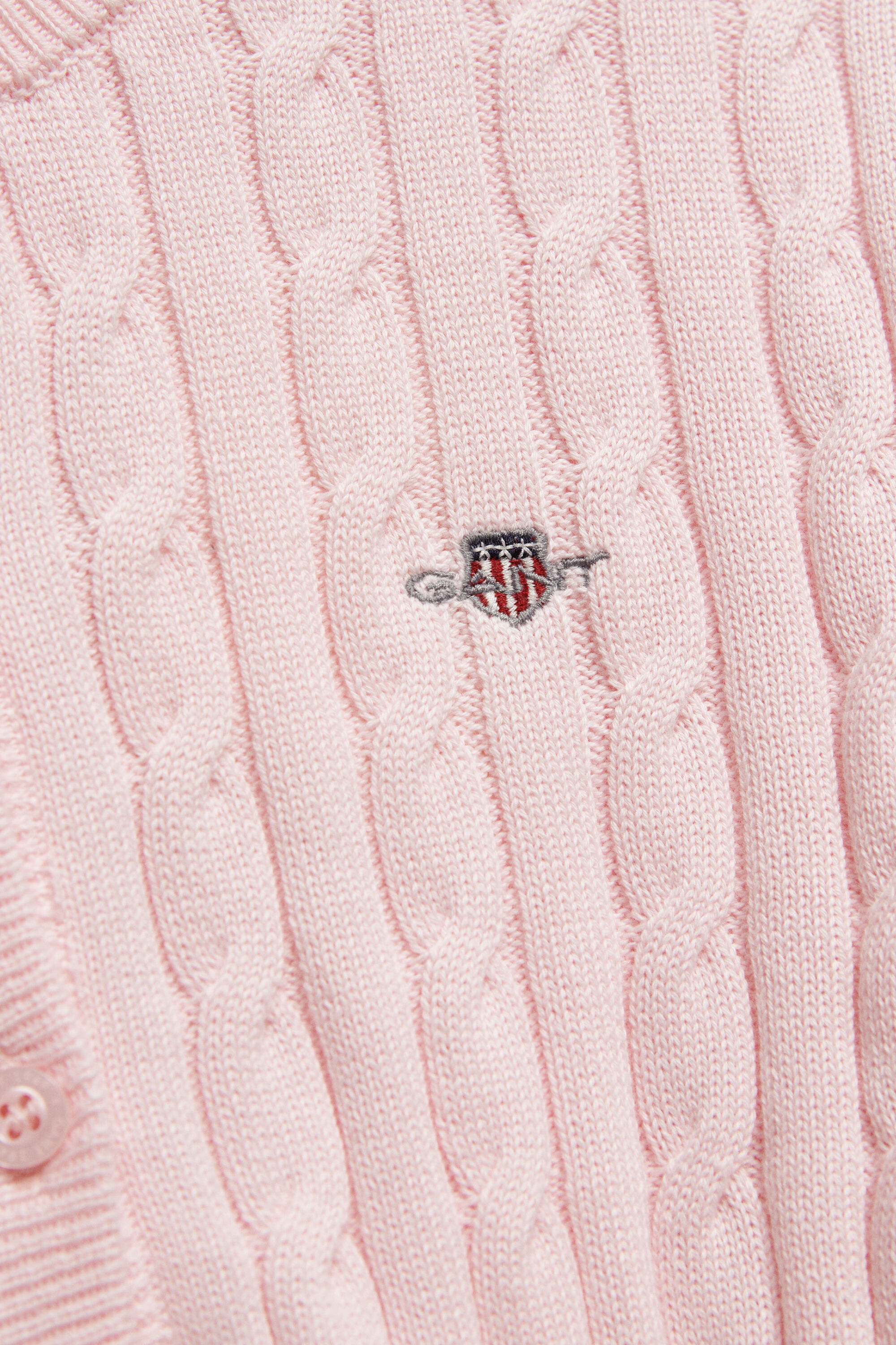 Teen Girls Strickjacke mit Zopfmuster