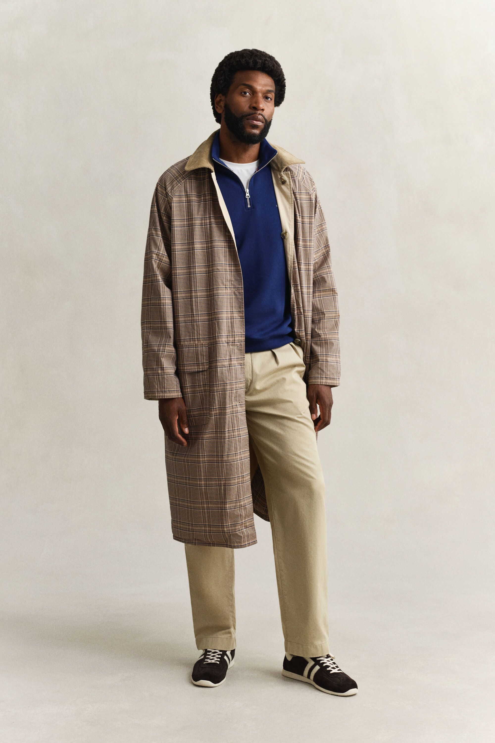 Shield Sweatshirt mit halblangem Reißverschluss