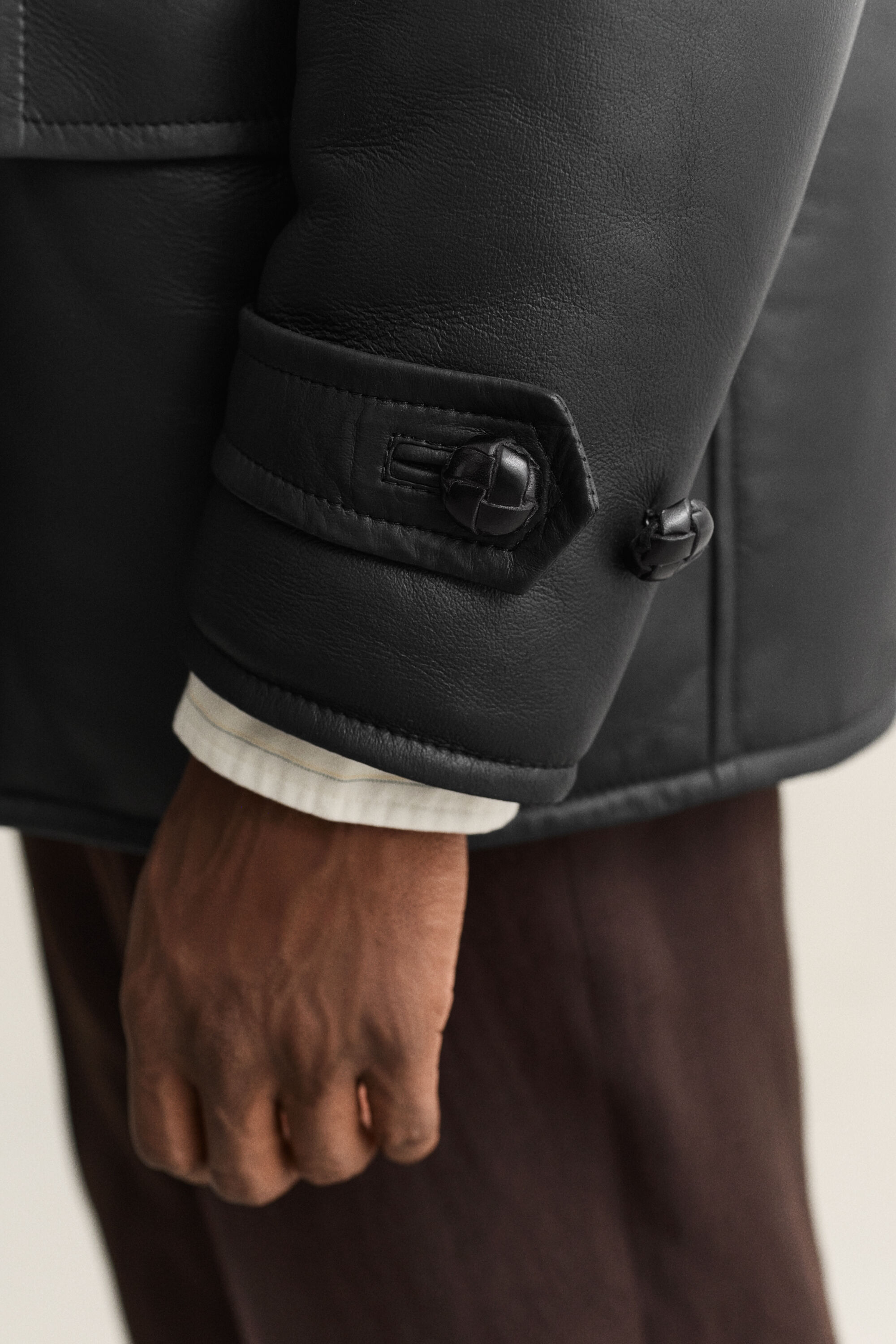 Caban aus Shearling