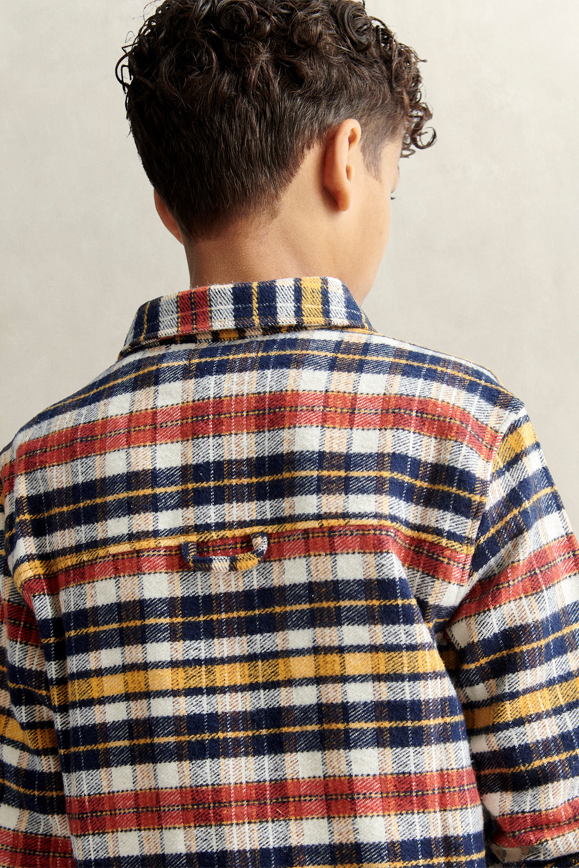 Teen Boys Hemdjacke mit Karomuster