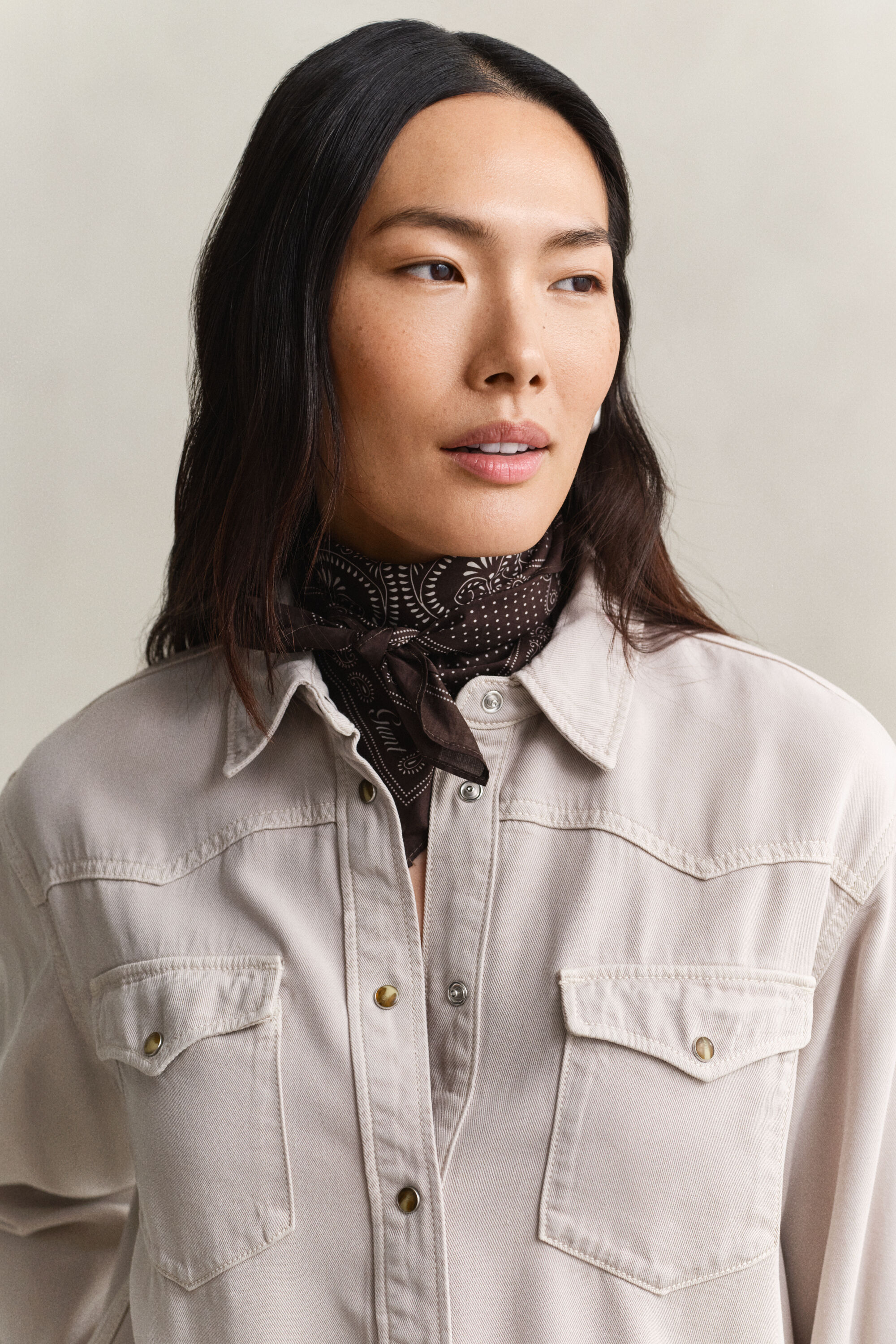 Ranger Bluse aus Denim-Twill