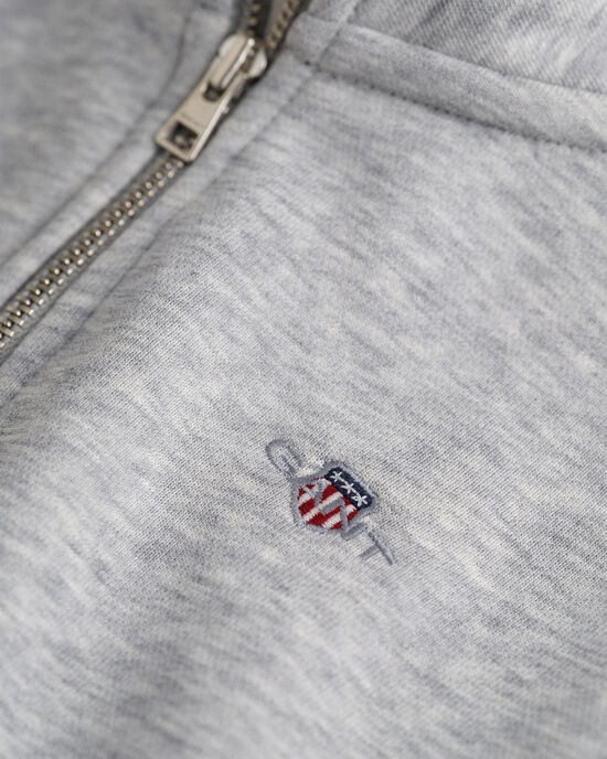 Kids Shield Sweatshirt mit Rei&szlig;verschlusskragen