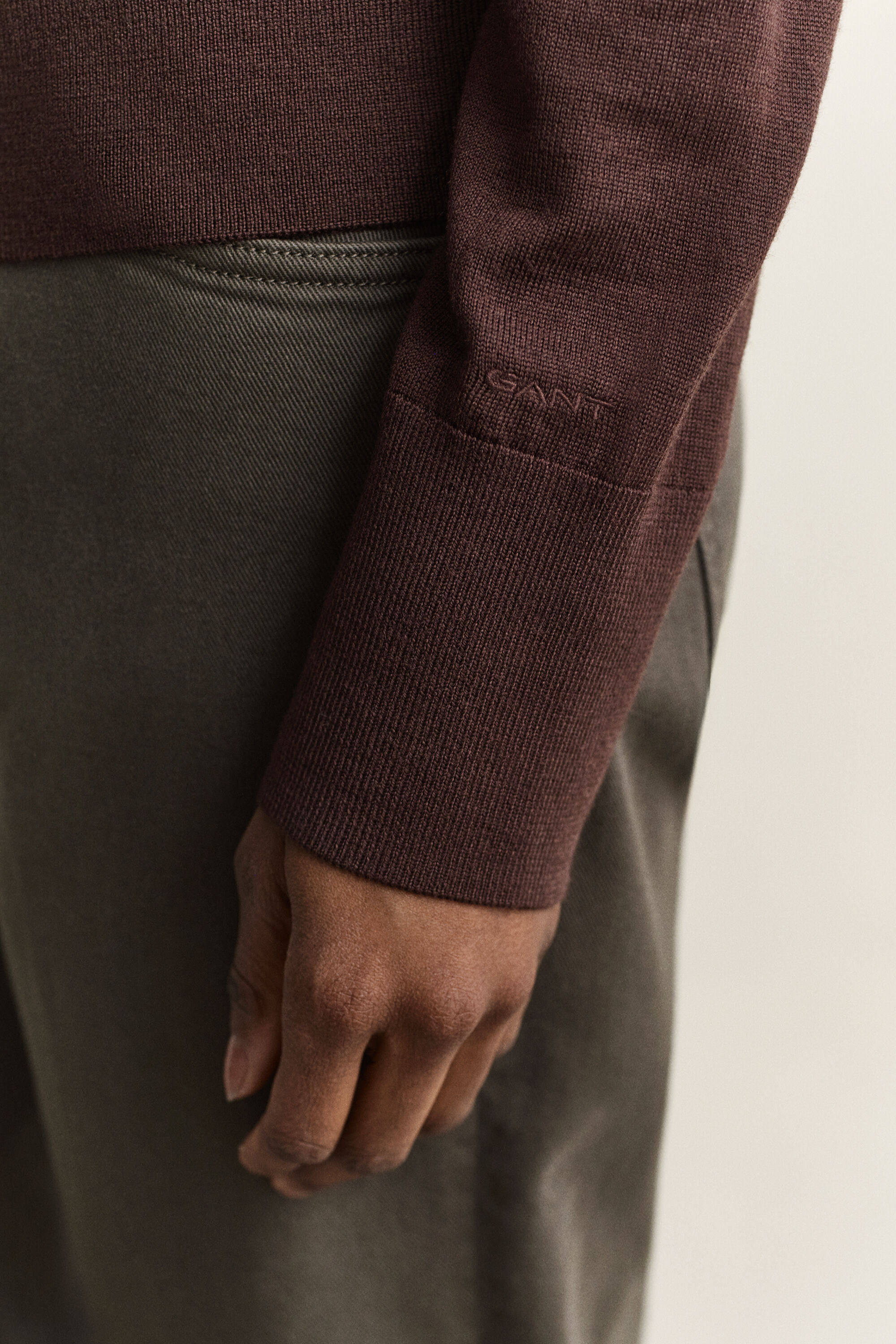 Strickjacke aus extrafeiner Merinowolle