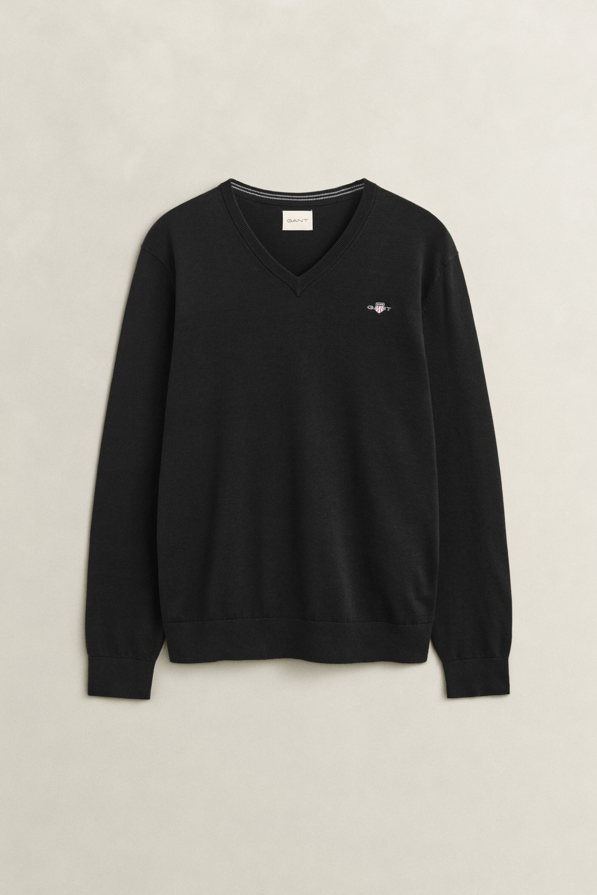 Klassischer V-Neck Pullover aus Baumwolle