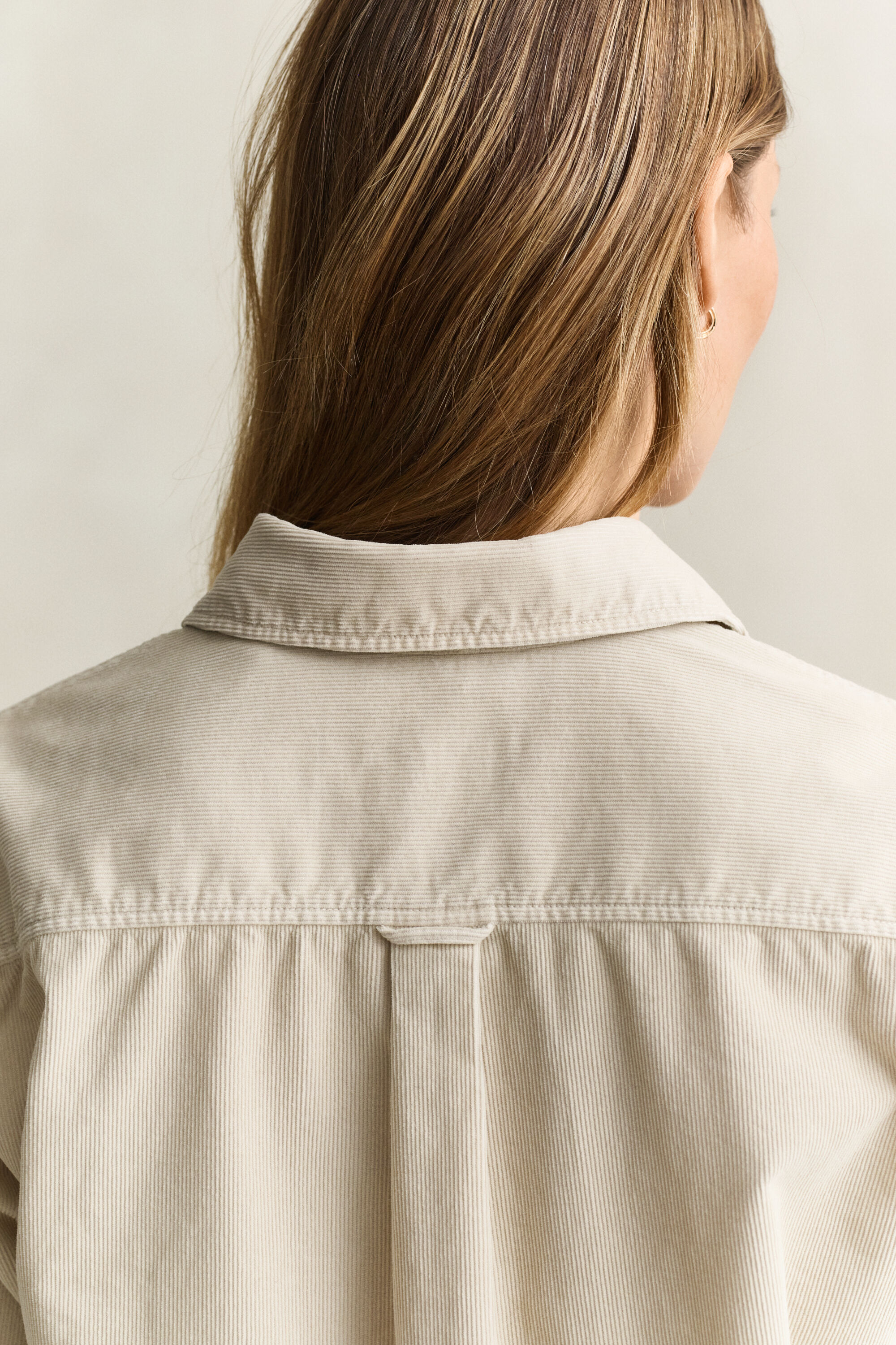 Relaxed Fit Cordbluse
