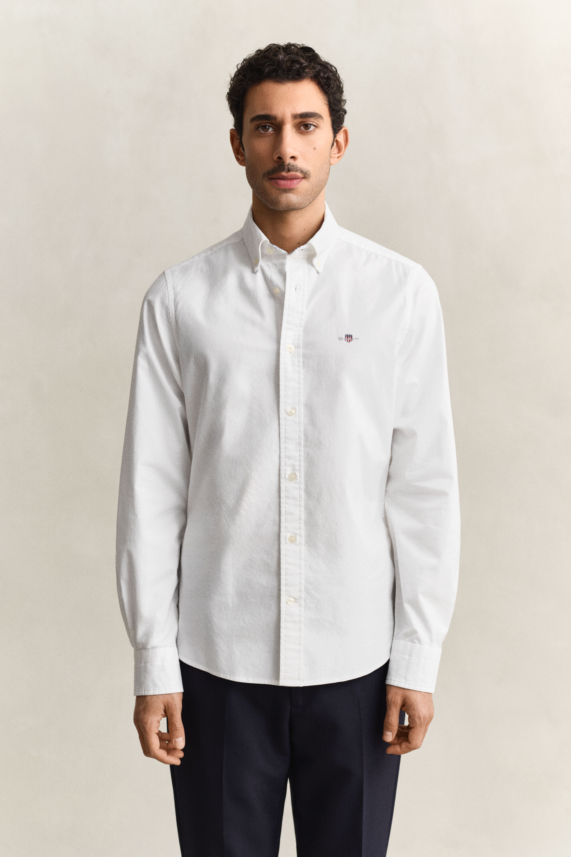 Slim Fit Oxford-Hemd mit Stretch