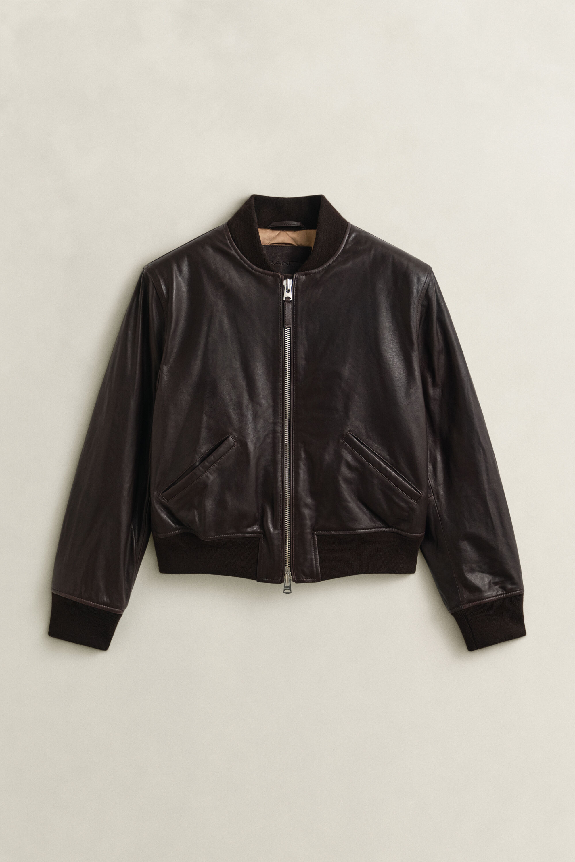 Bomberjacke aus Leder