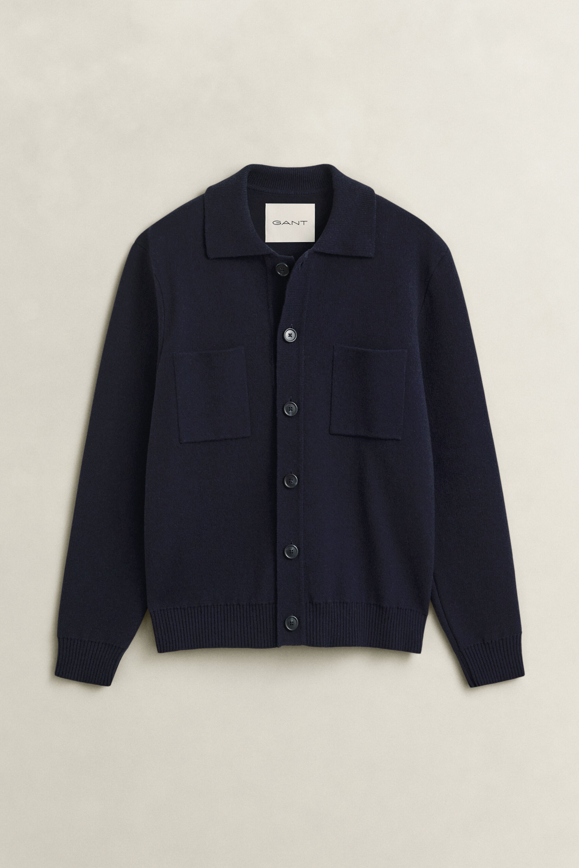 Hemdjacke aus Doppelstrickgewebe