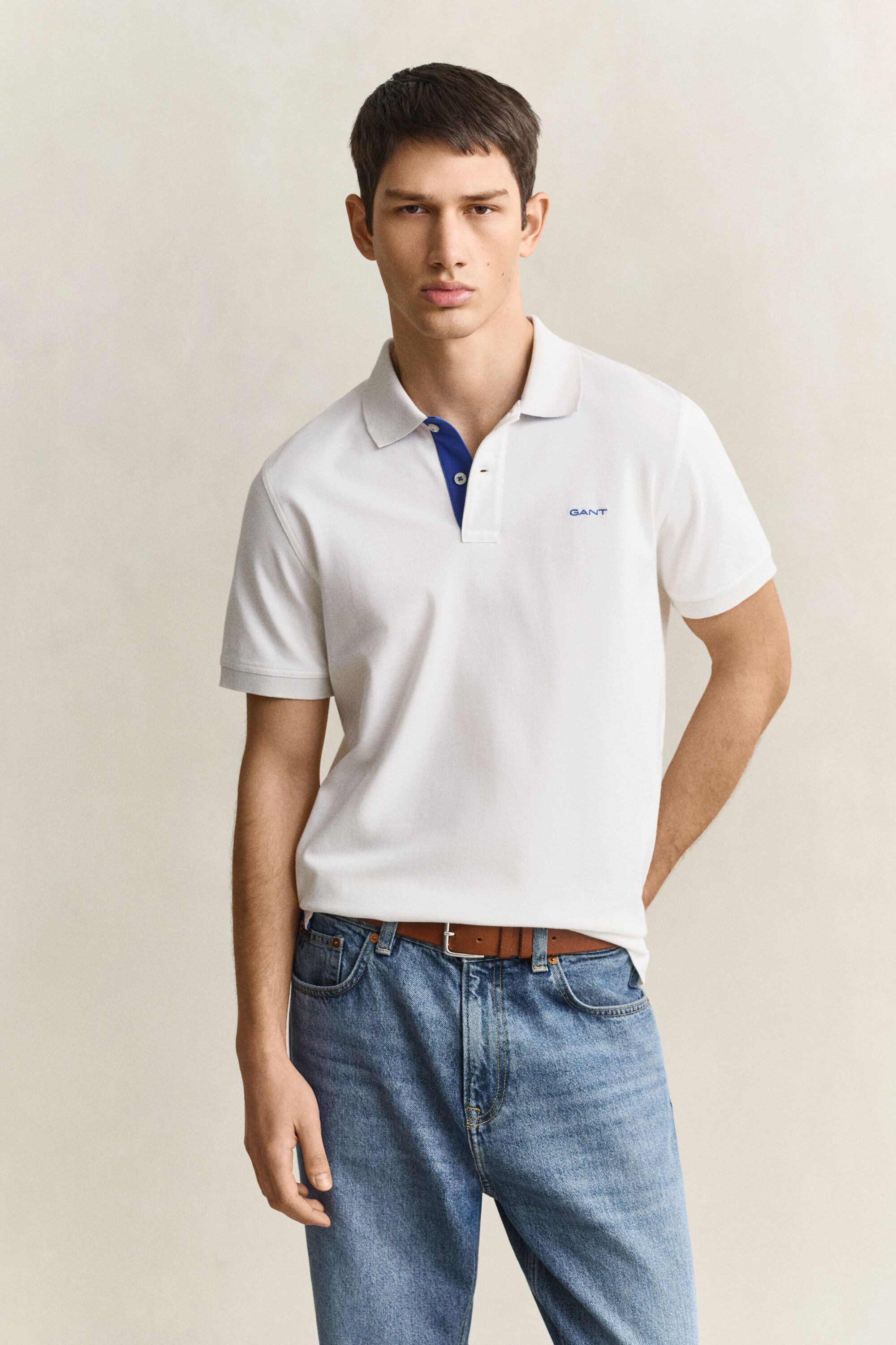 Kontrast Piqué Poloshirt