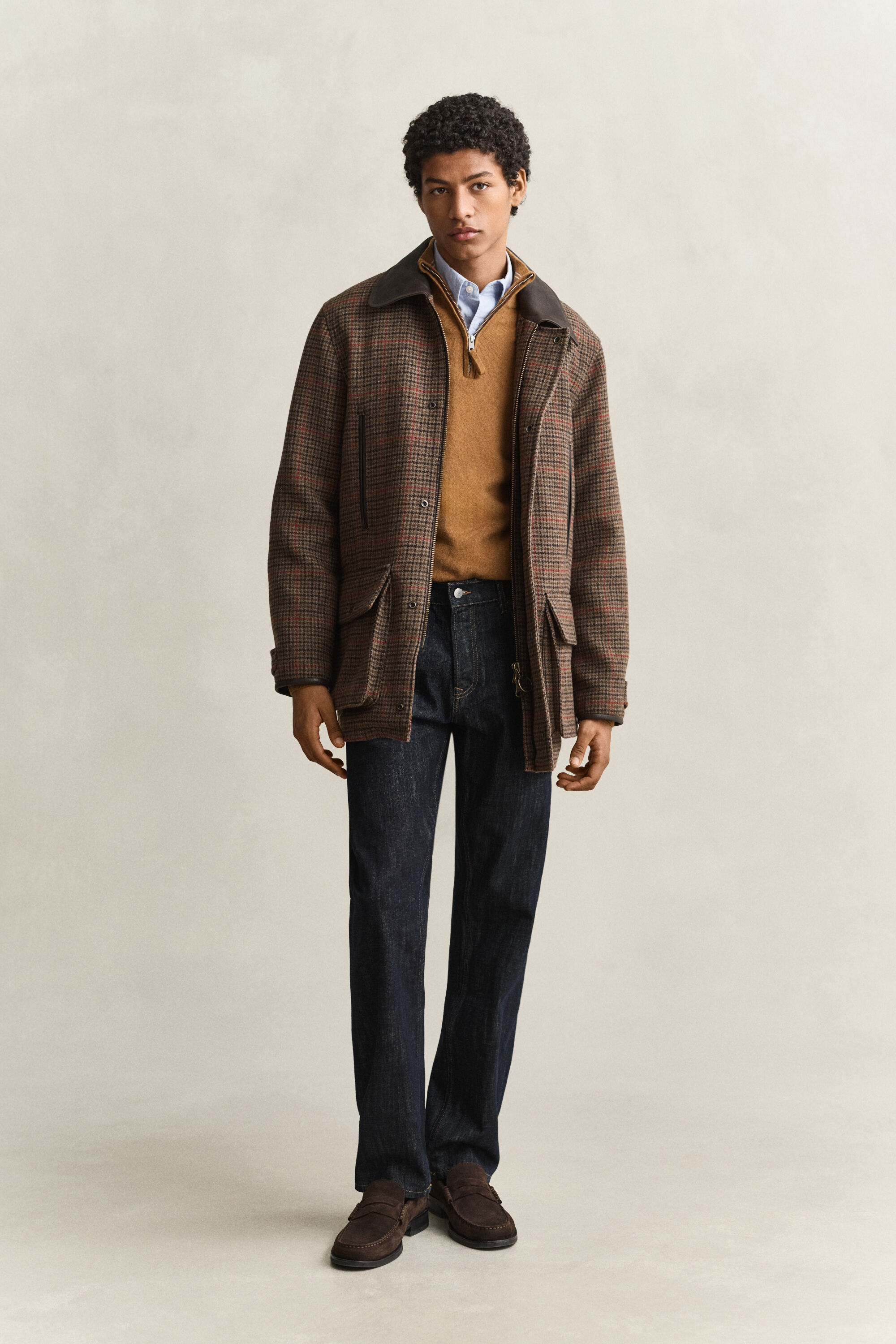 Decker Jacket aus englischem Tweed