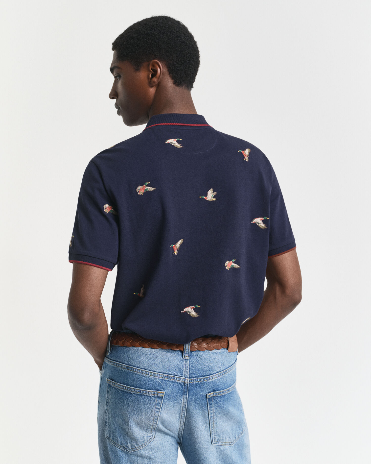 Poloshirt mit Stickerei