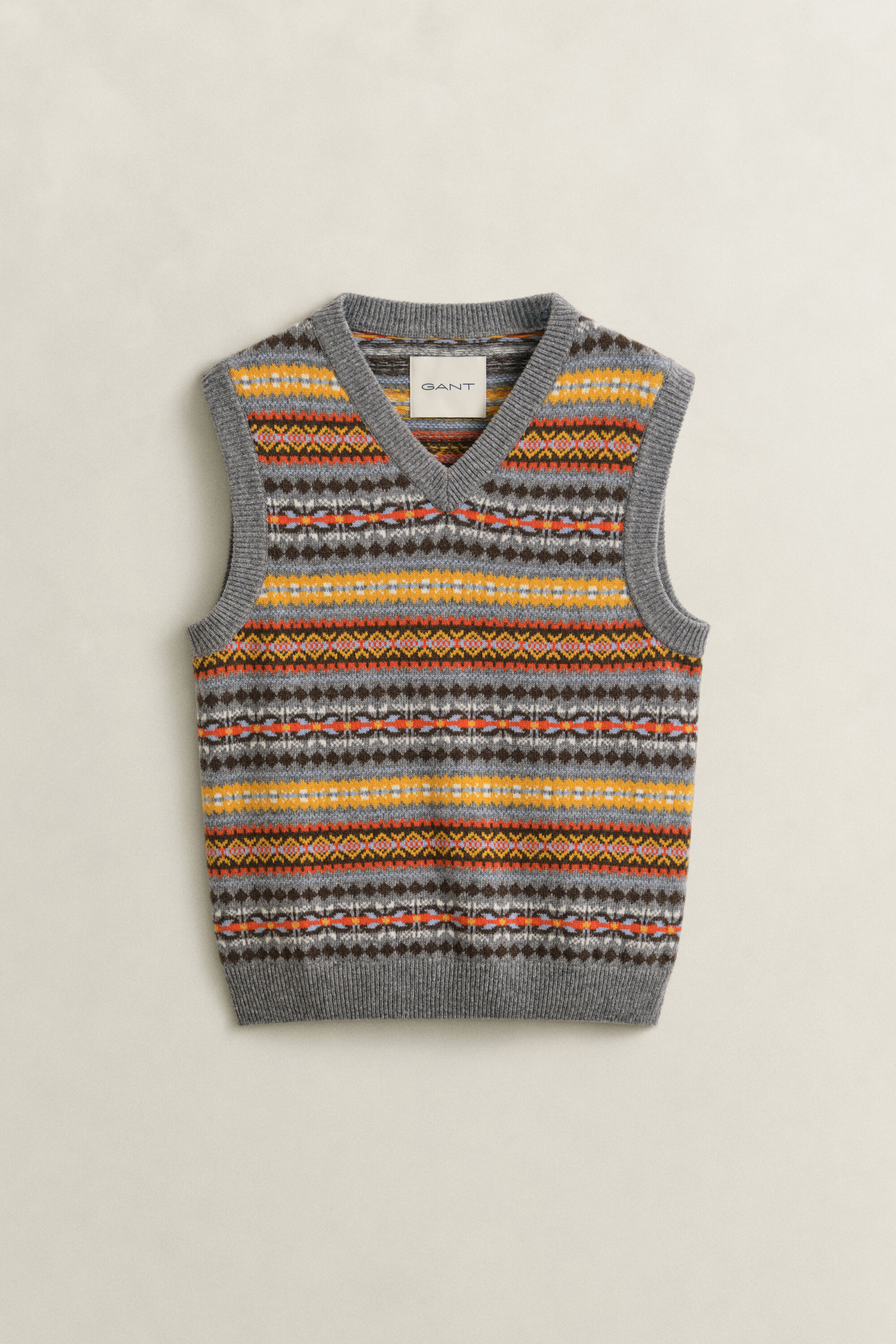 Pullunder mit Fair-Isle-Muster