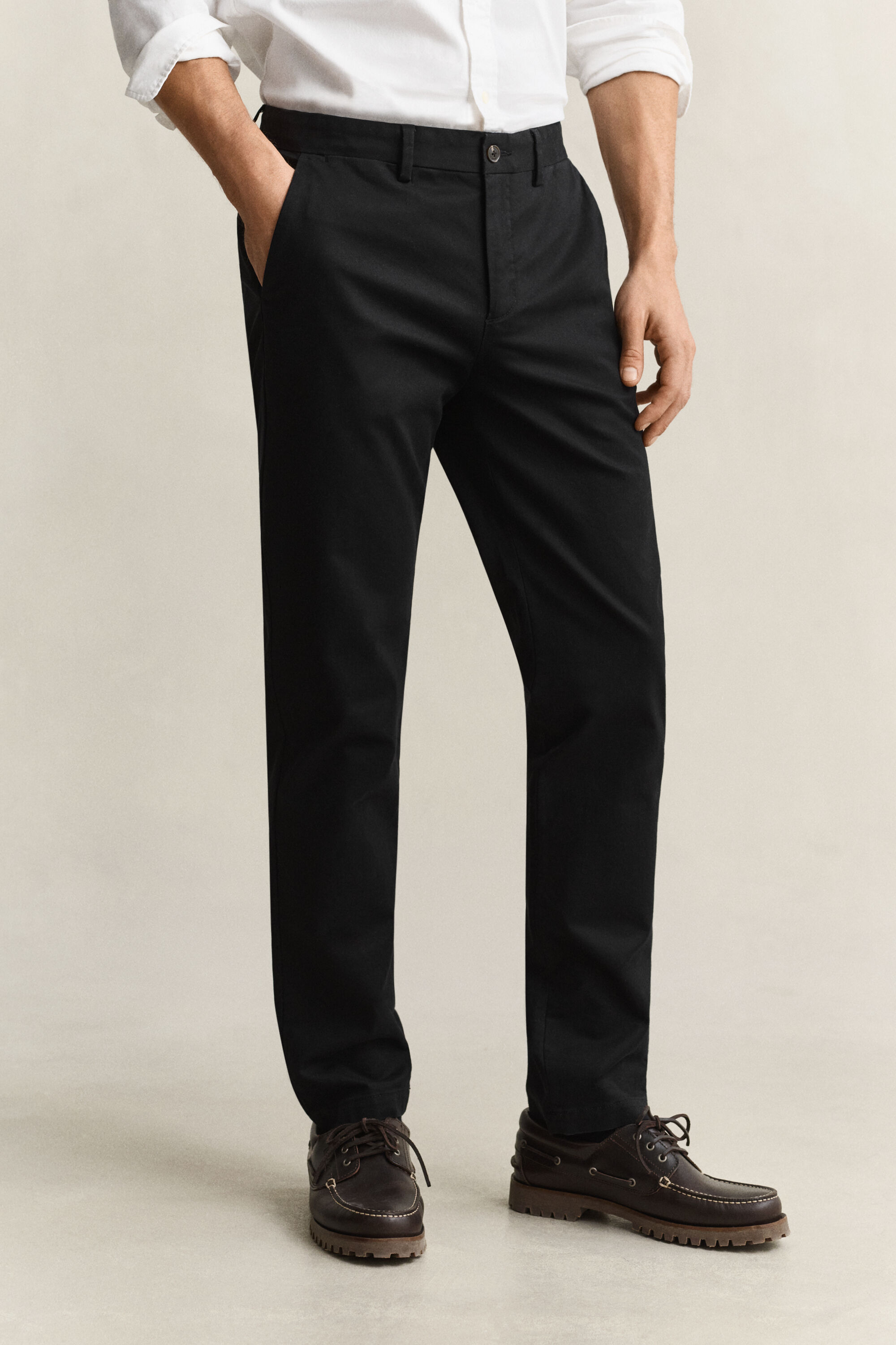 Elegante Slim Fit Chinohose