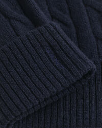 Zopfstrick Woll Beanie