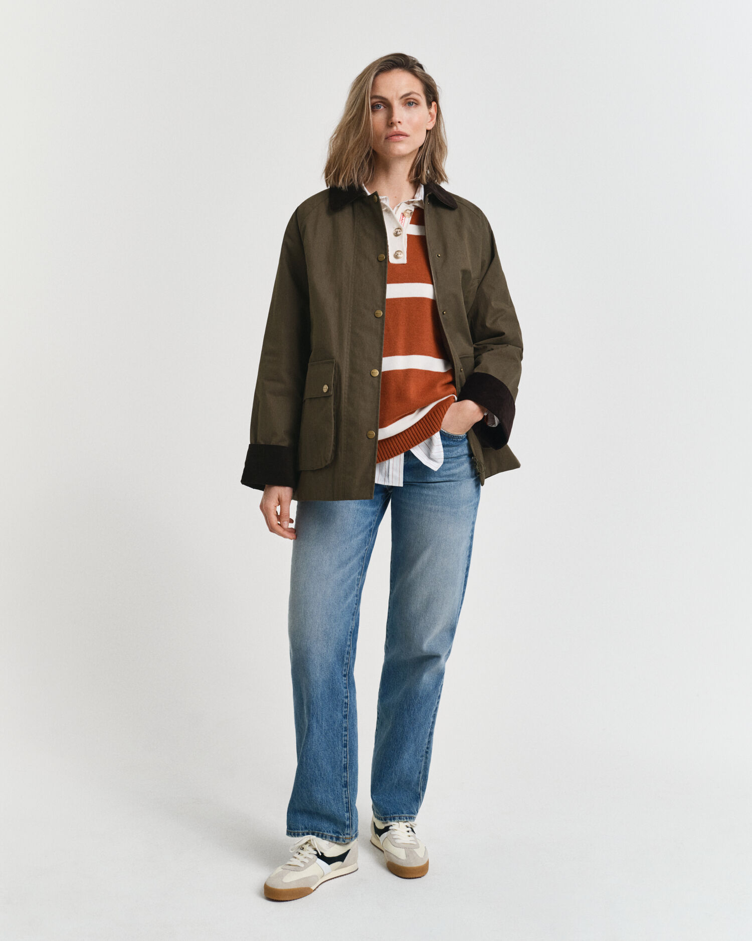 Waxed Cotton Barn Jacke