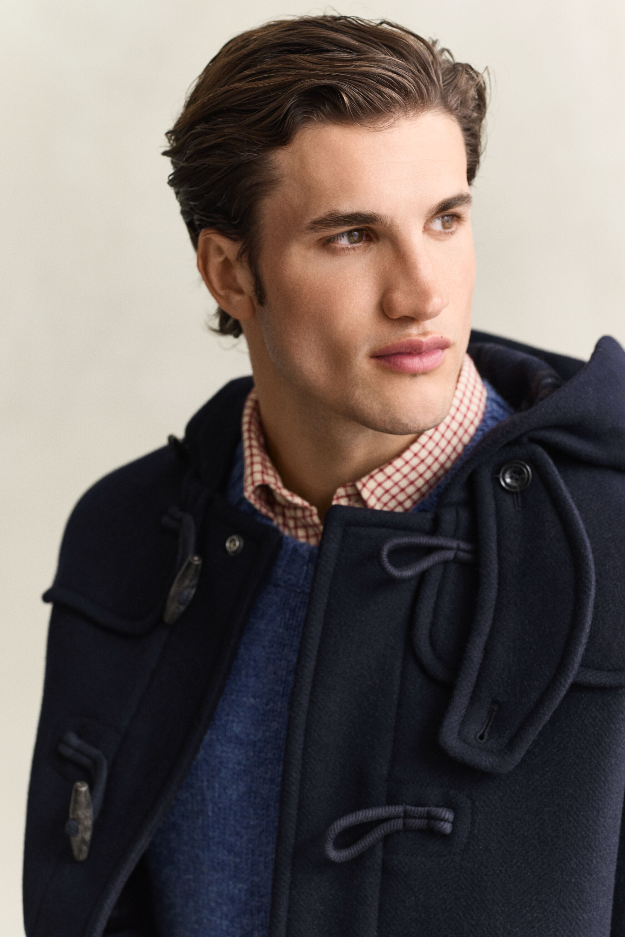Duffle Jacke aus Wolle