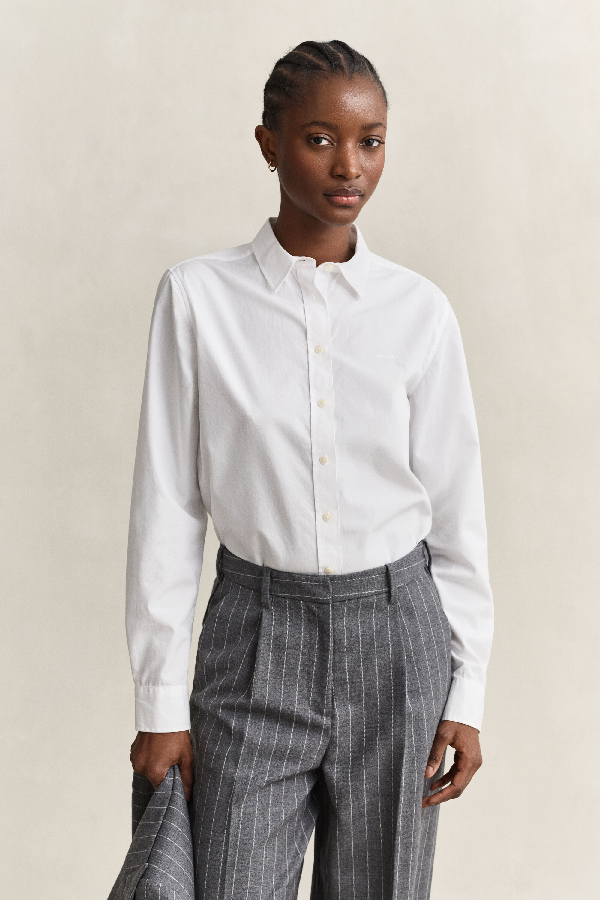 Classic Regular Fit Popeline Bluse