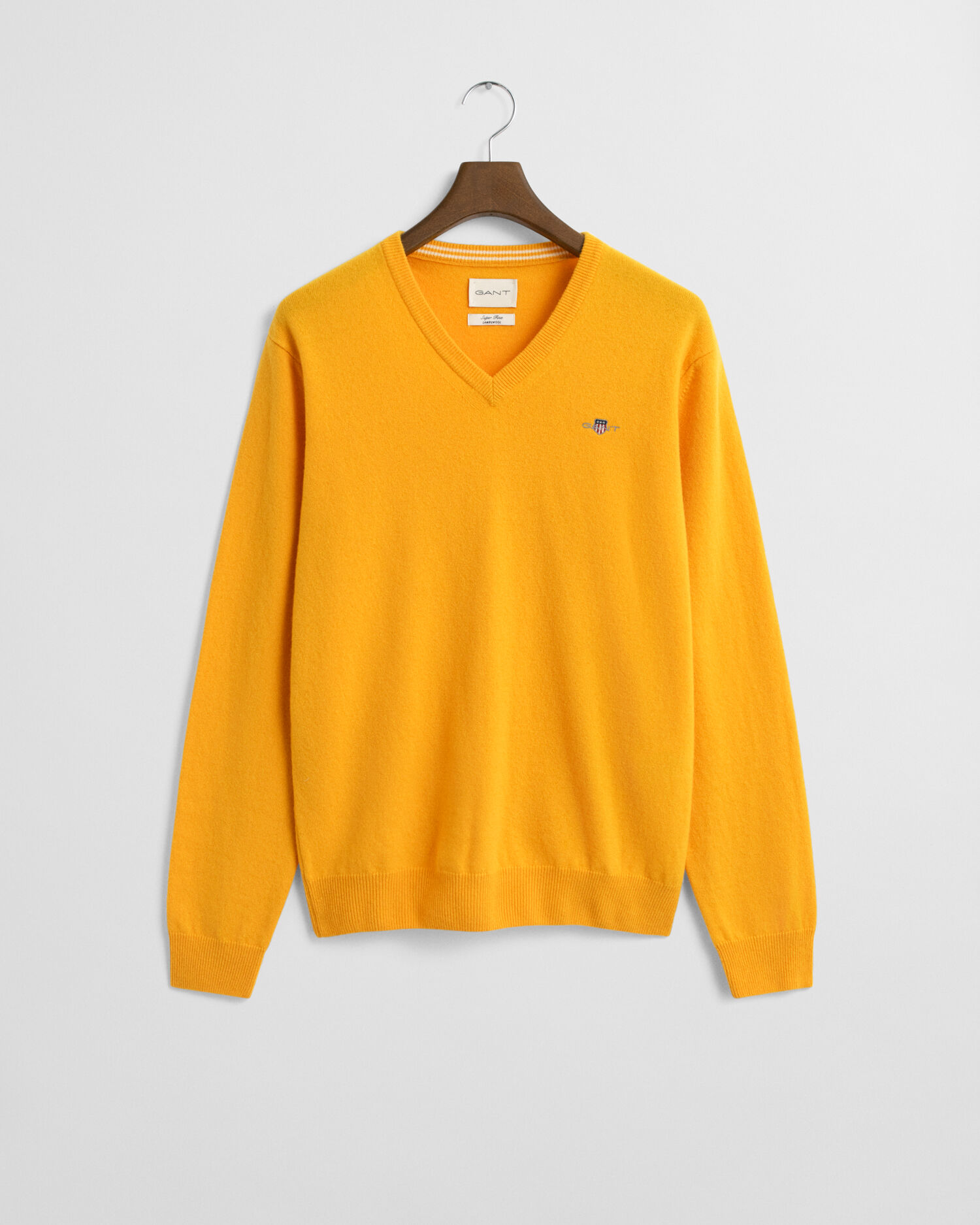 Superfine Lambswool V-Neck Pullover