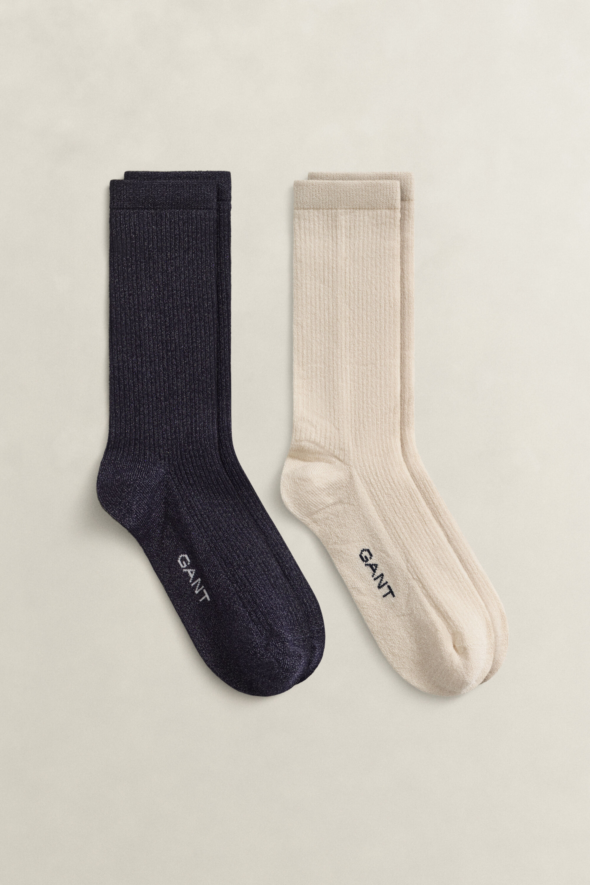 Zweierpack Metallic-Socken in Geschenkbox