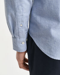 Regular Fit Melange Flanellhemd