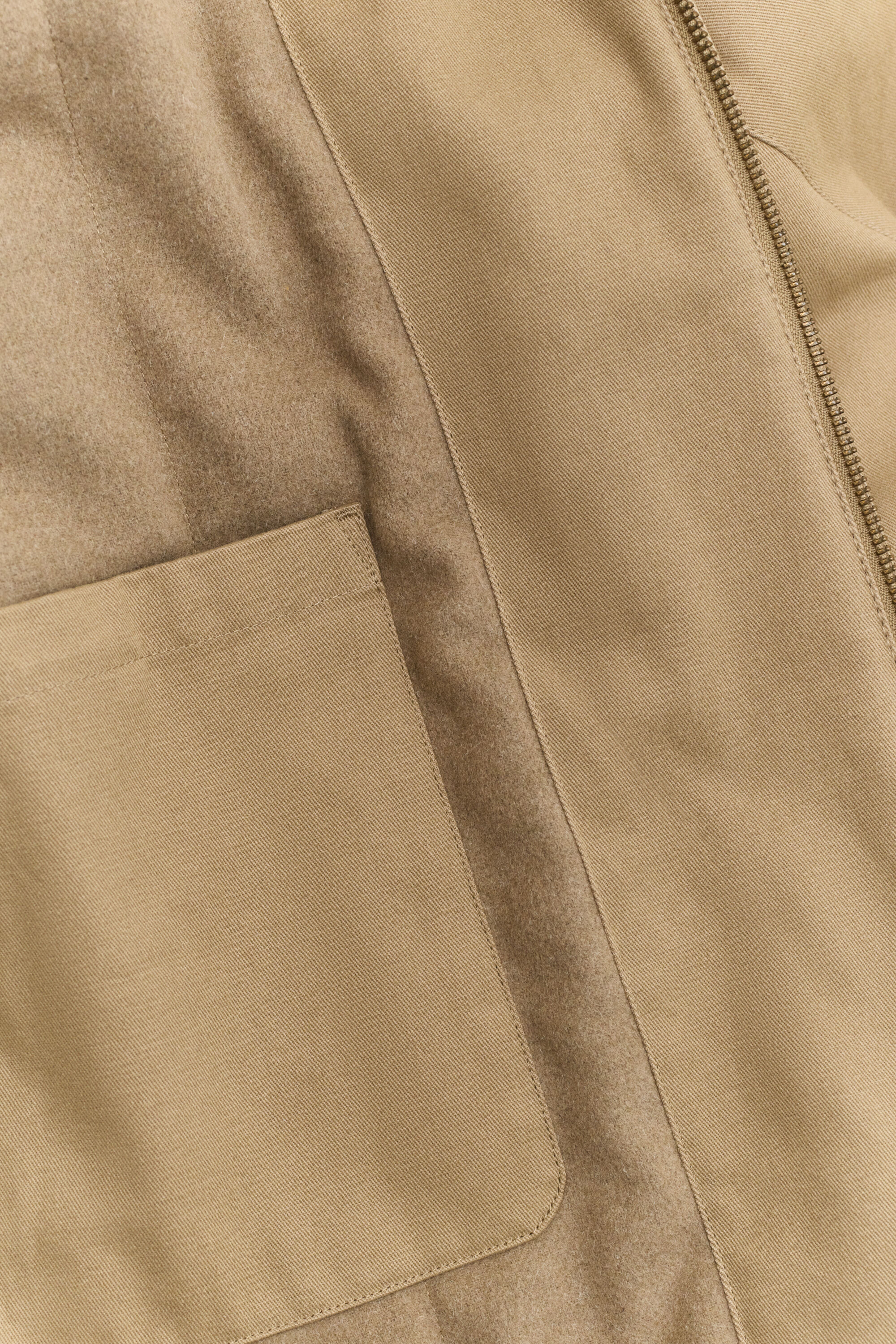 Harrington Jacke aus Moleskin