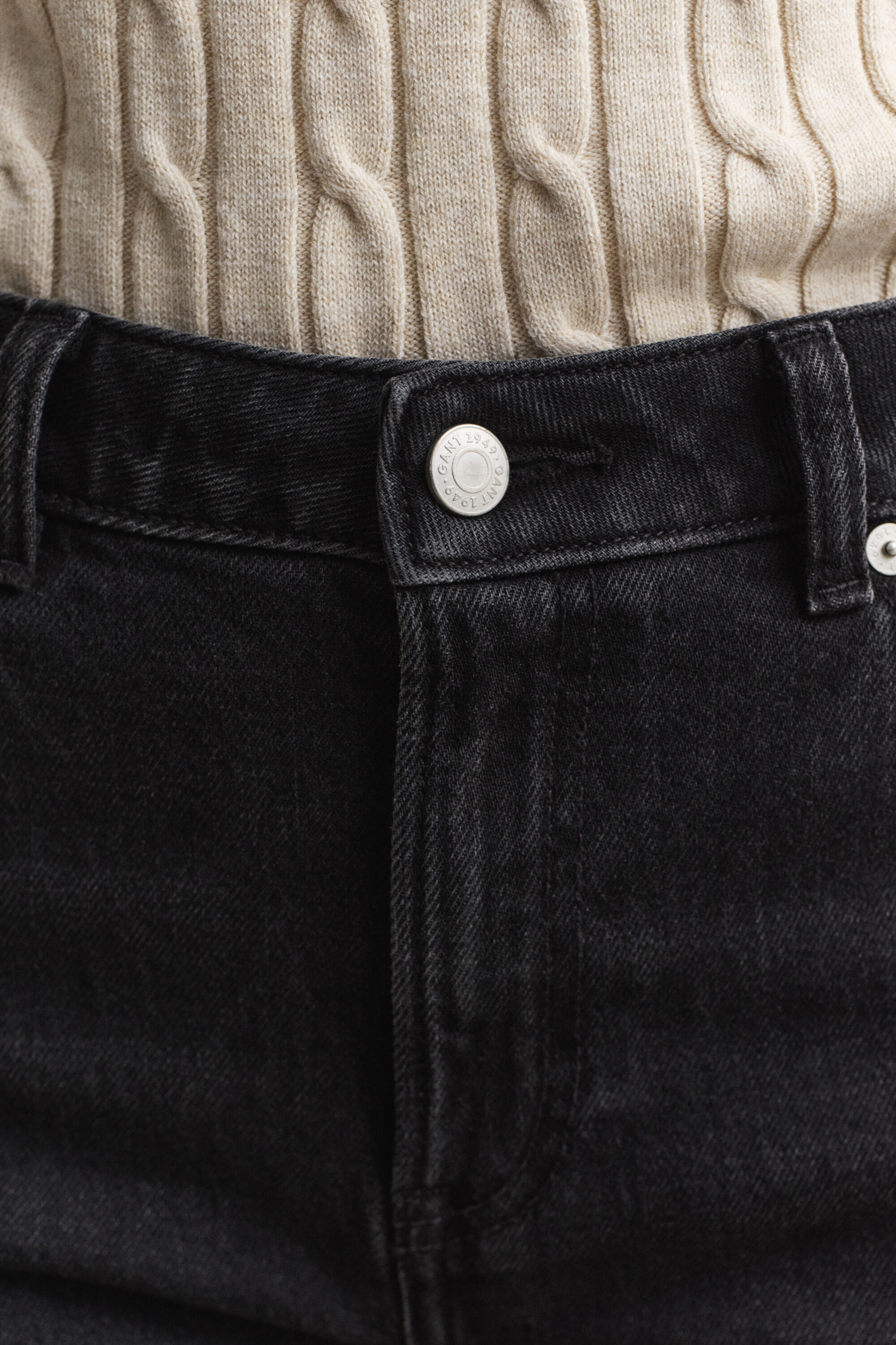 Stretch-Jeans mit geradem Bein