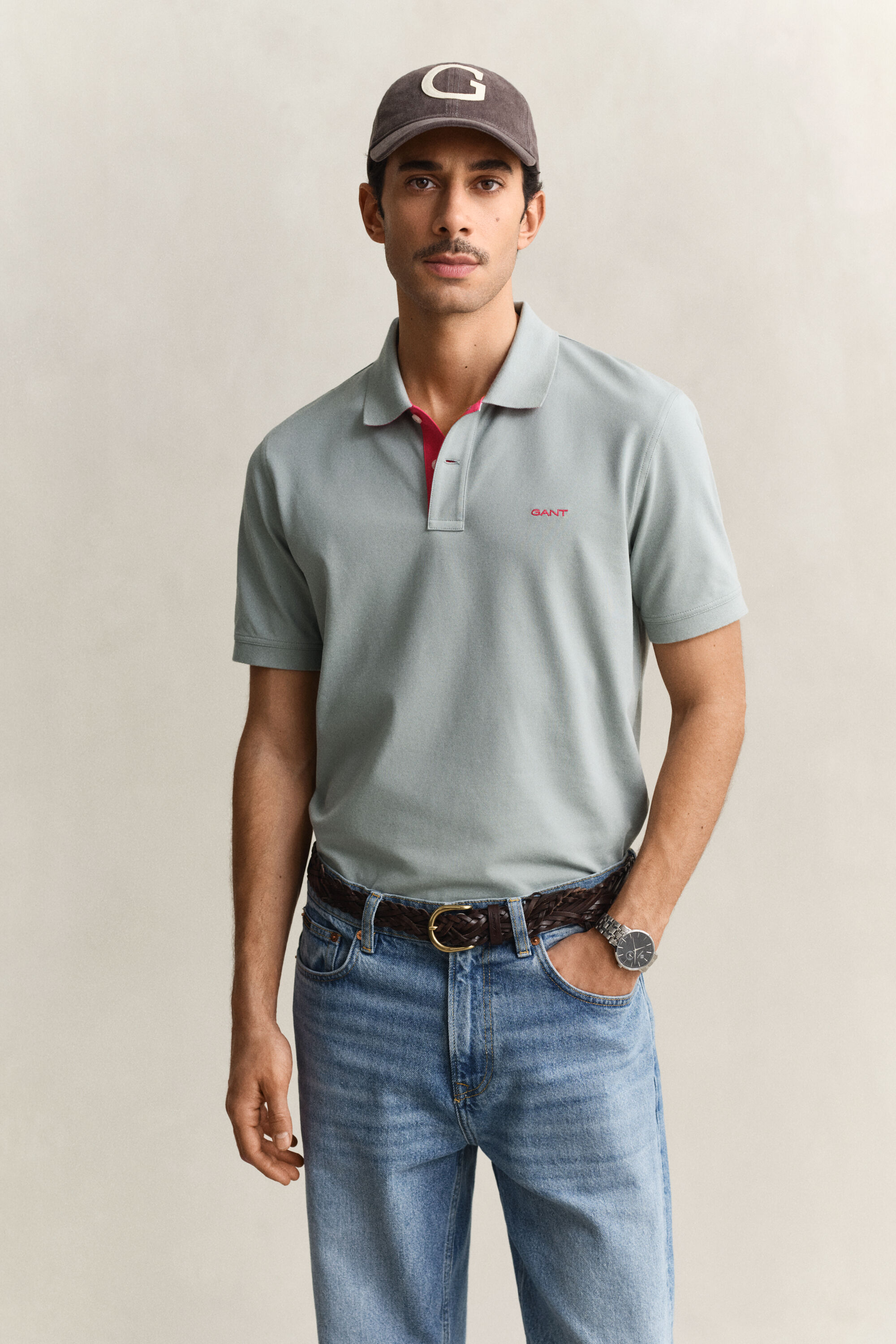 Kontrast Piqué Poloshirt