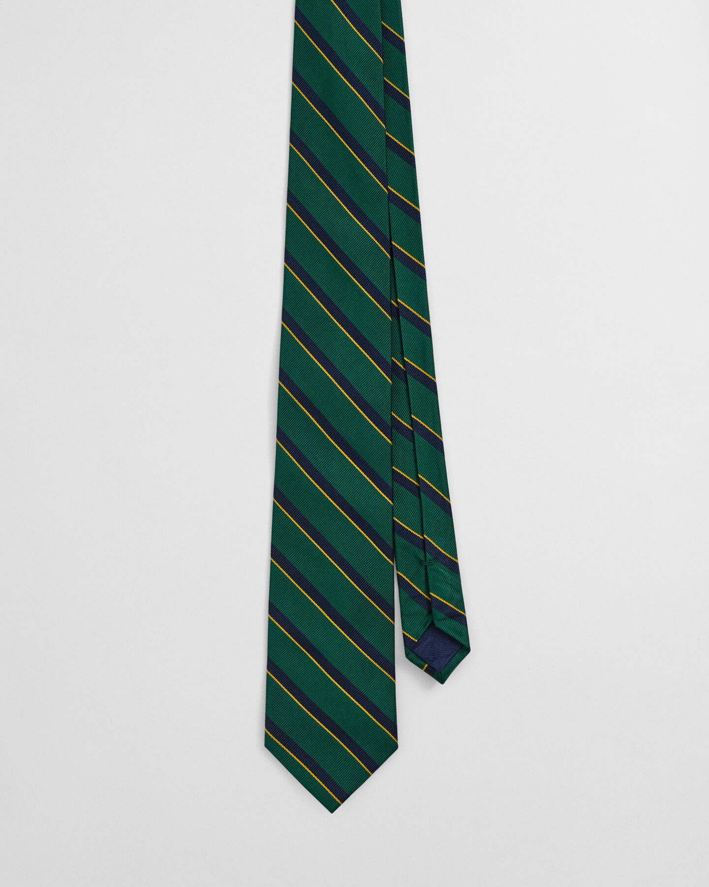 Gestreifte Seidenkrawatte