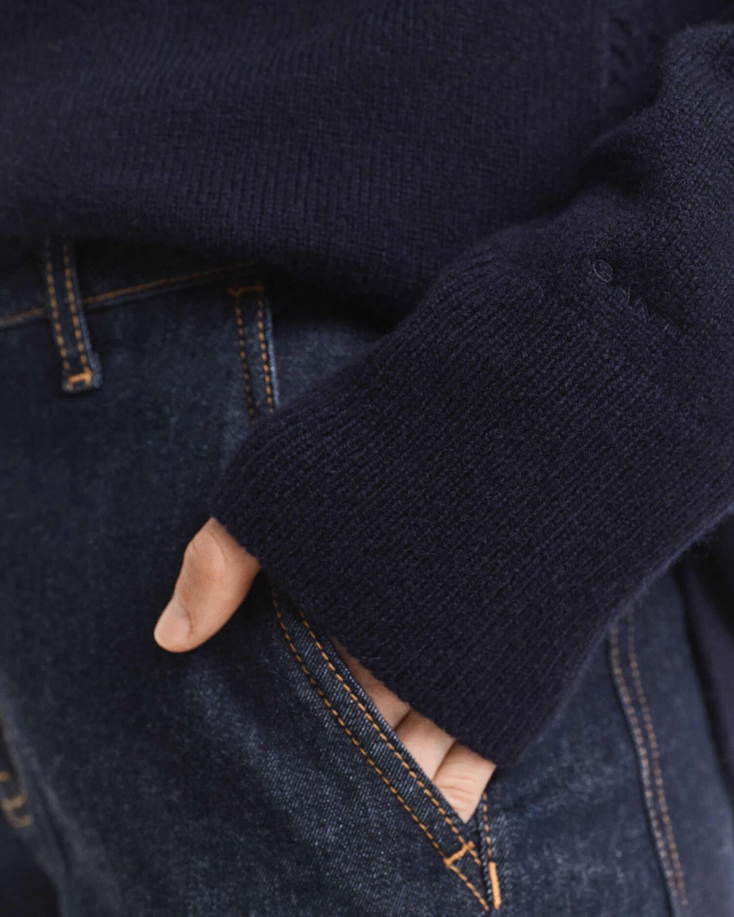 Weicher Rollkragenpullover aus Wolle mit Kaschmiranteil