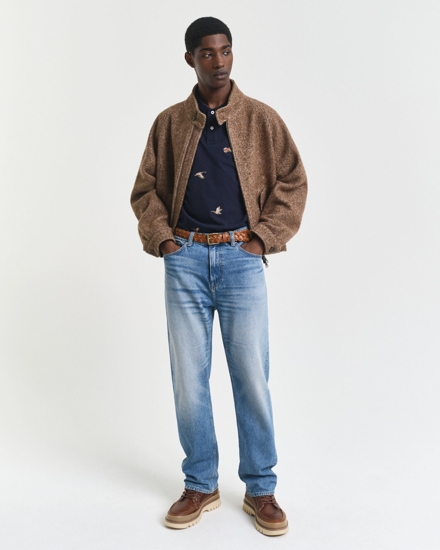 Poloshirt mit Stickerei