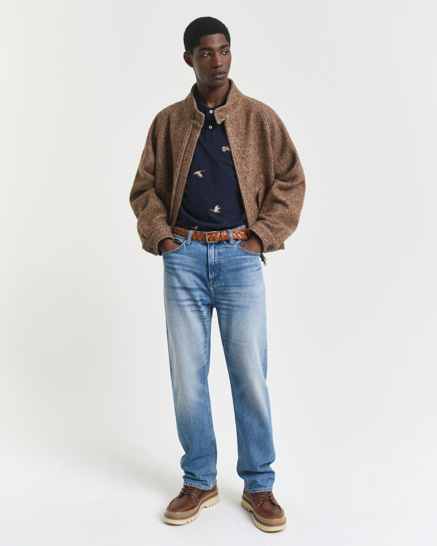 Poloshirt mit Stickerei