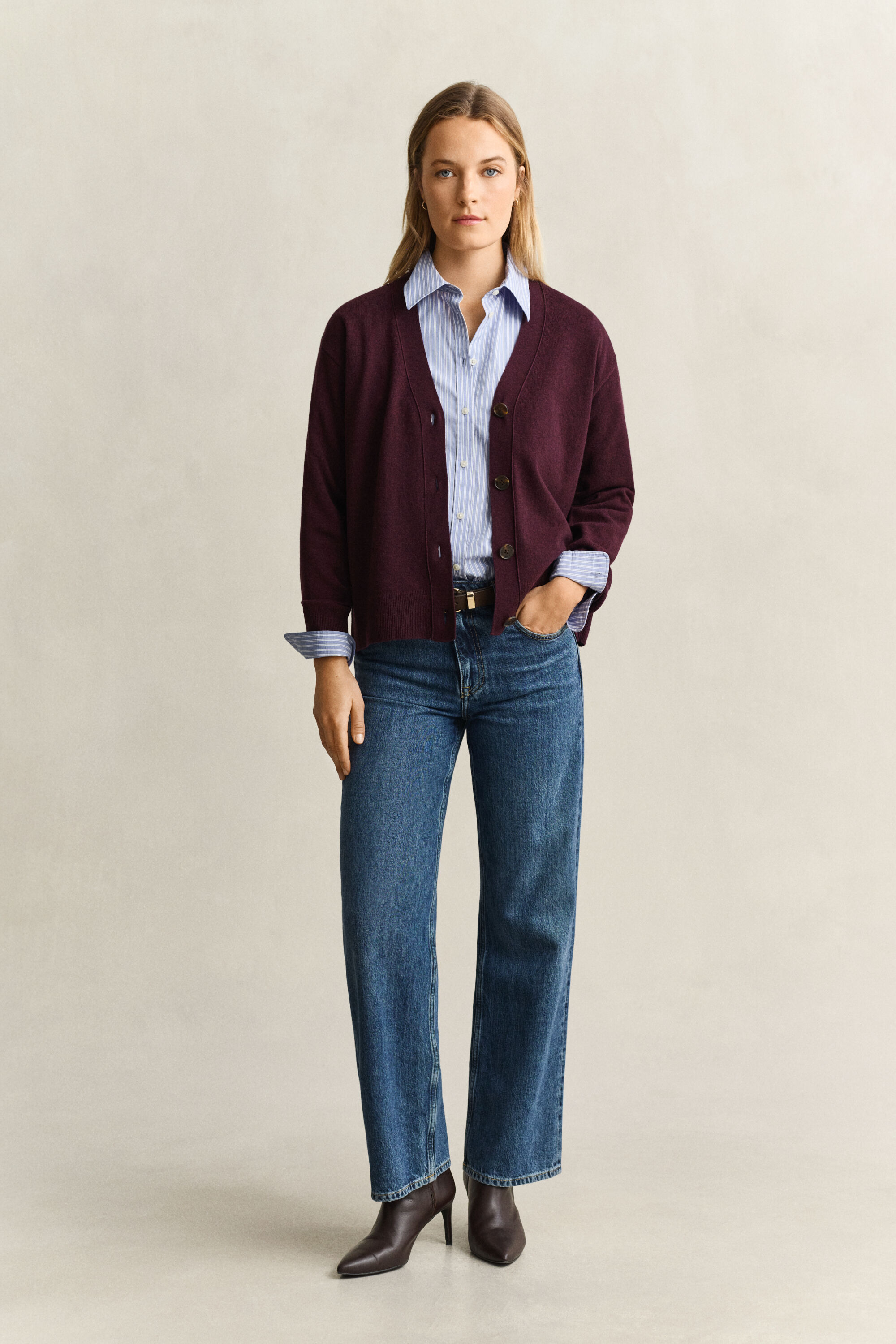 Superfine Lambswool Strickjacke