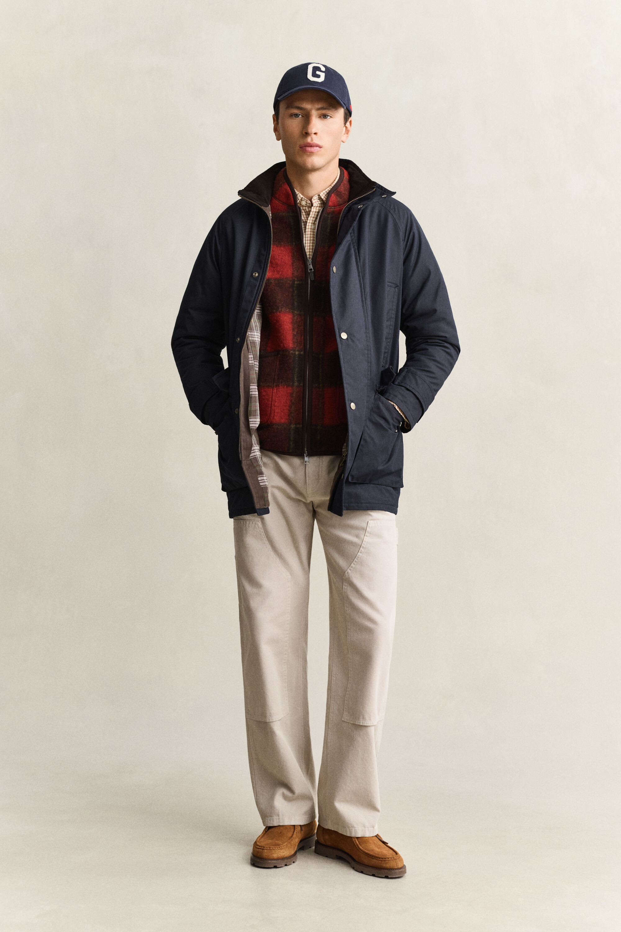 Gewachste Double Decker Jacke
