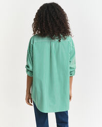Oversized Classic Popeline Bluse mit Streifen