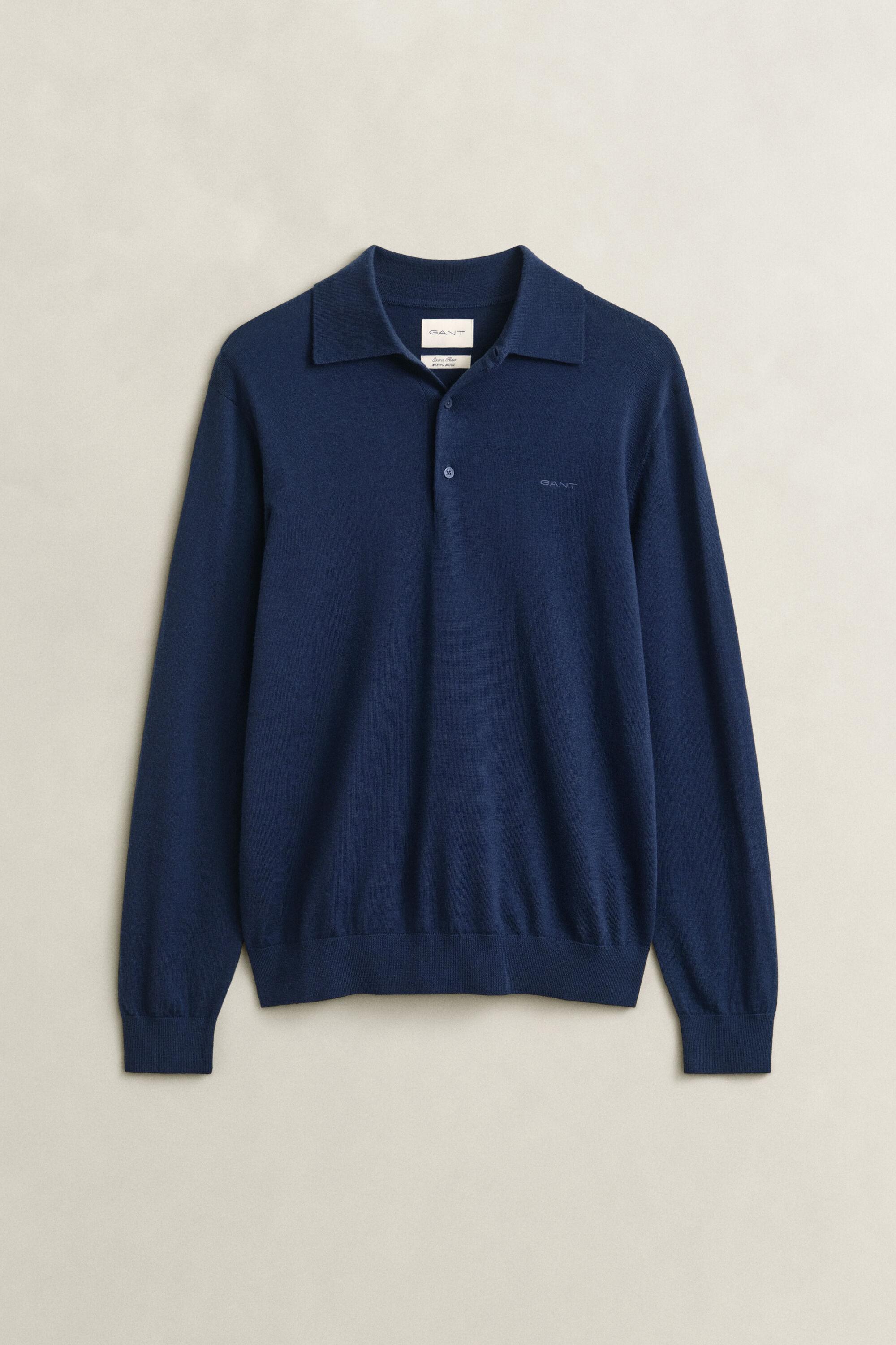 Polopullover aus extrafeiner Merinowolle