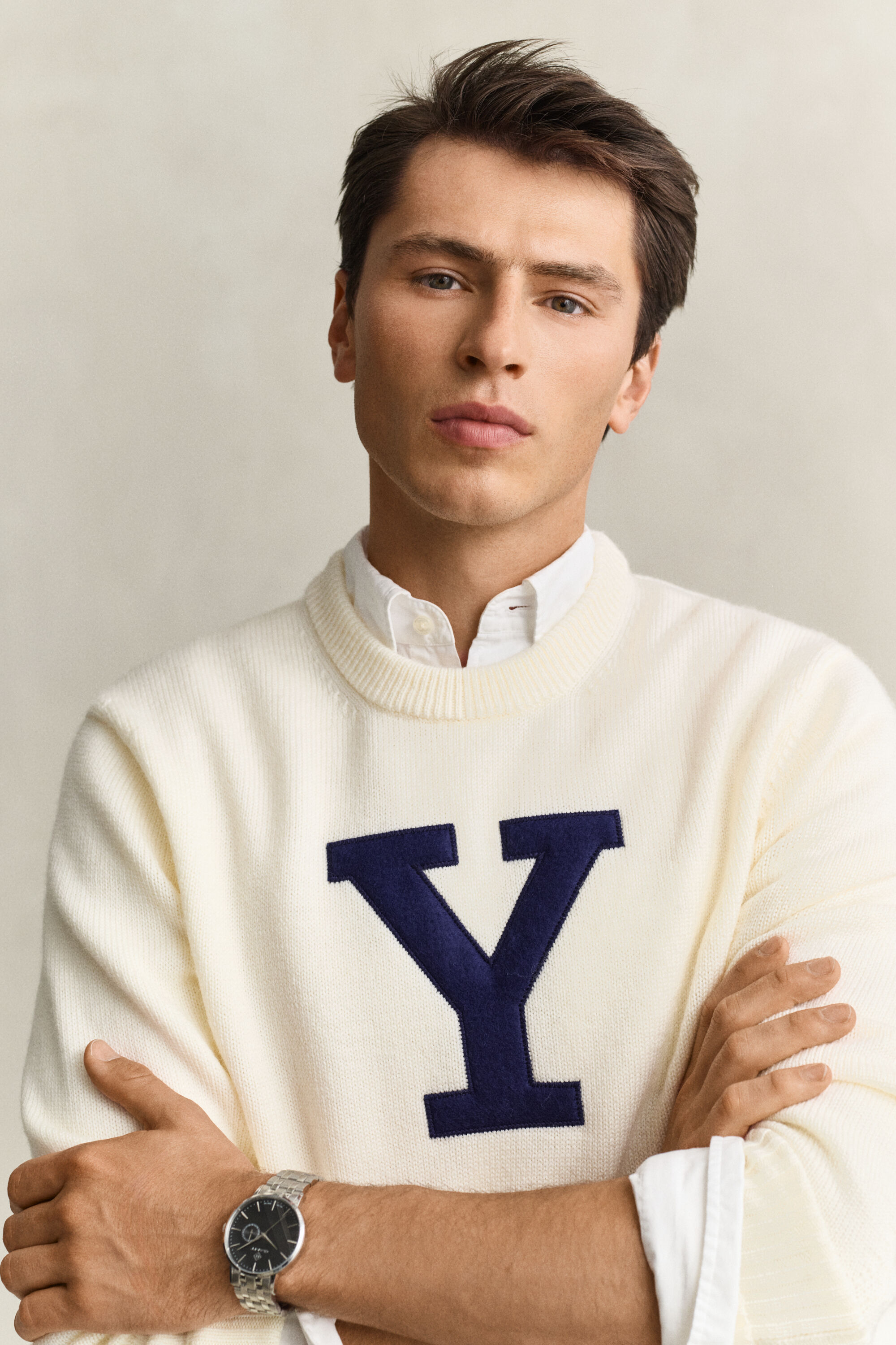 Gant x Yale Pullover aus Merinowolle