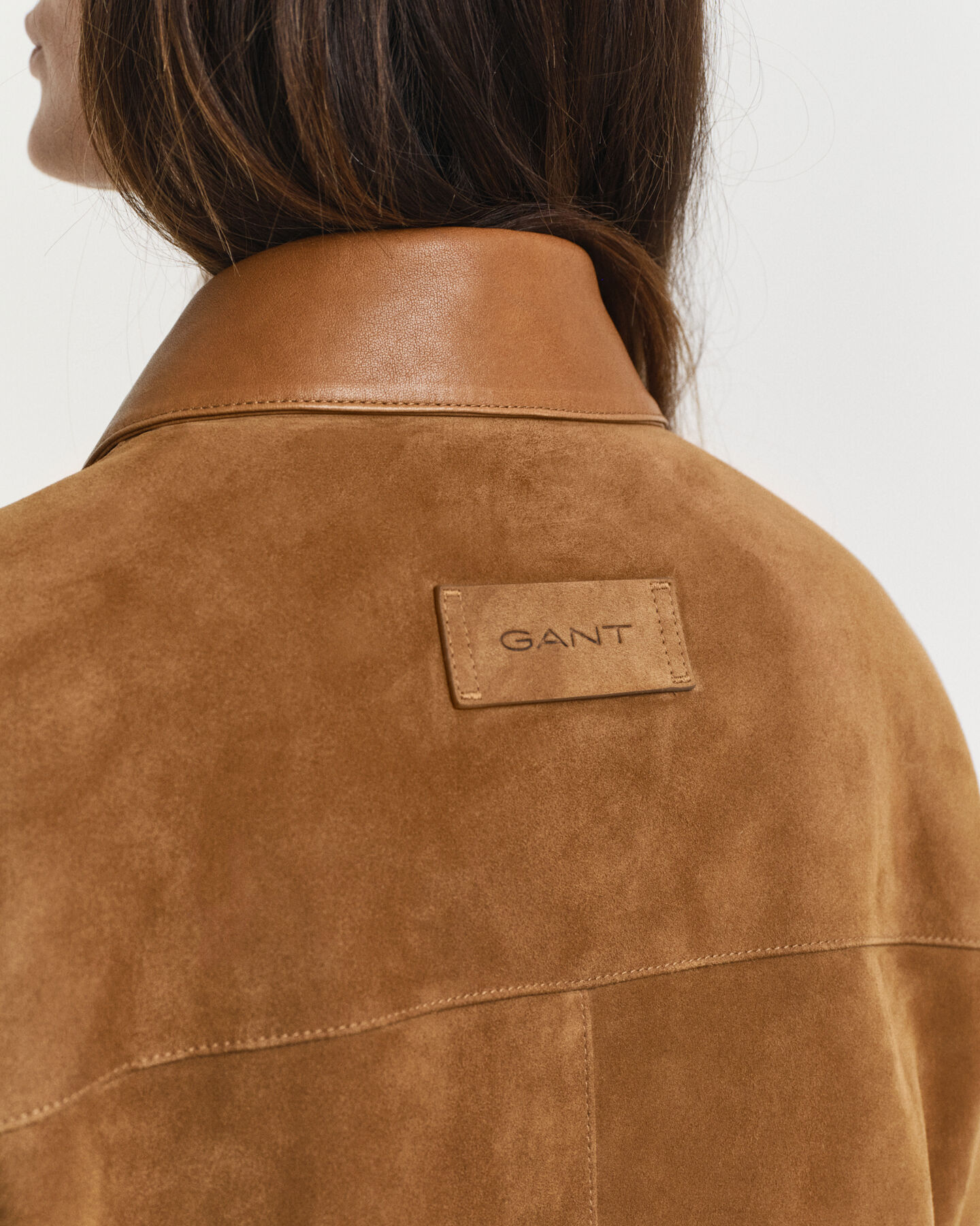 Barn Jacke aus Veloursleder