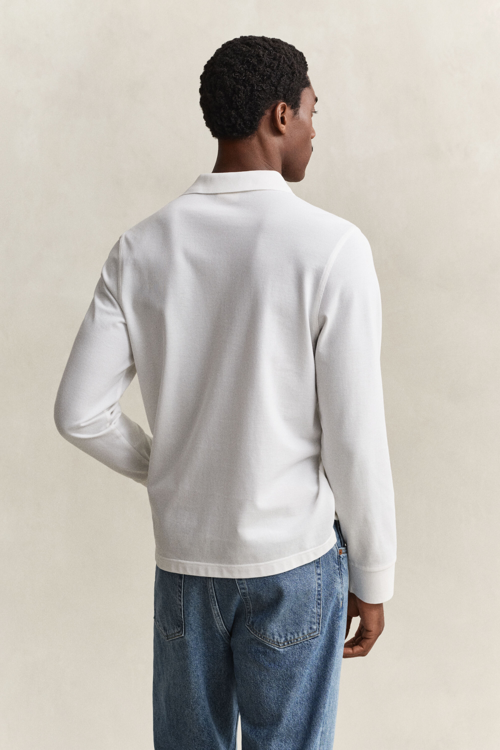 Langarm-Poloshirt