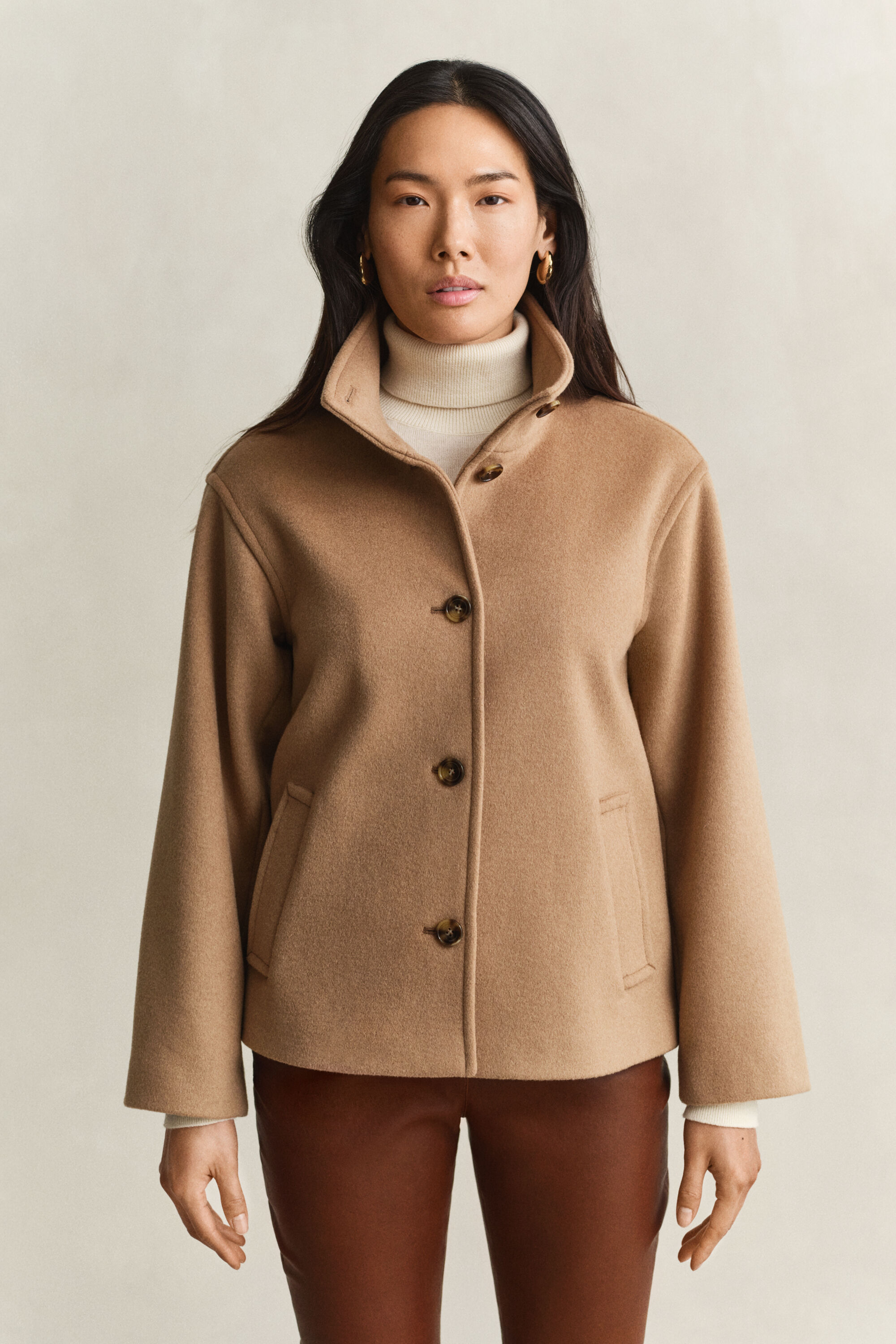 Jacke aus Wollmischung